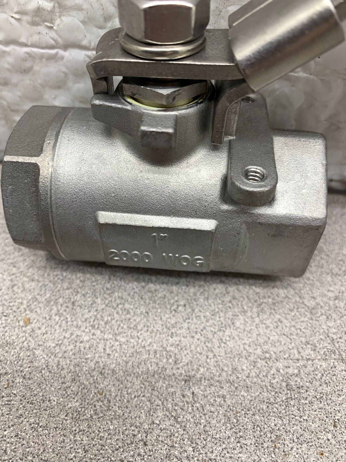 NEW JAMESBURY SERIES 100 STAINLESS 1" 2000 WOG BALL VALVE CF8M