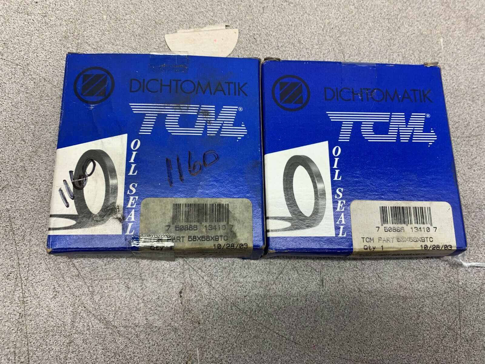 LOT OF 2 NEW IN BOX TCM OILSEAL 58X68X9TC