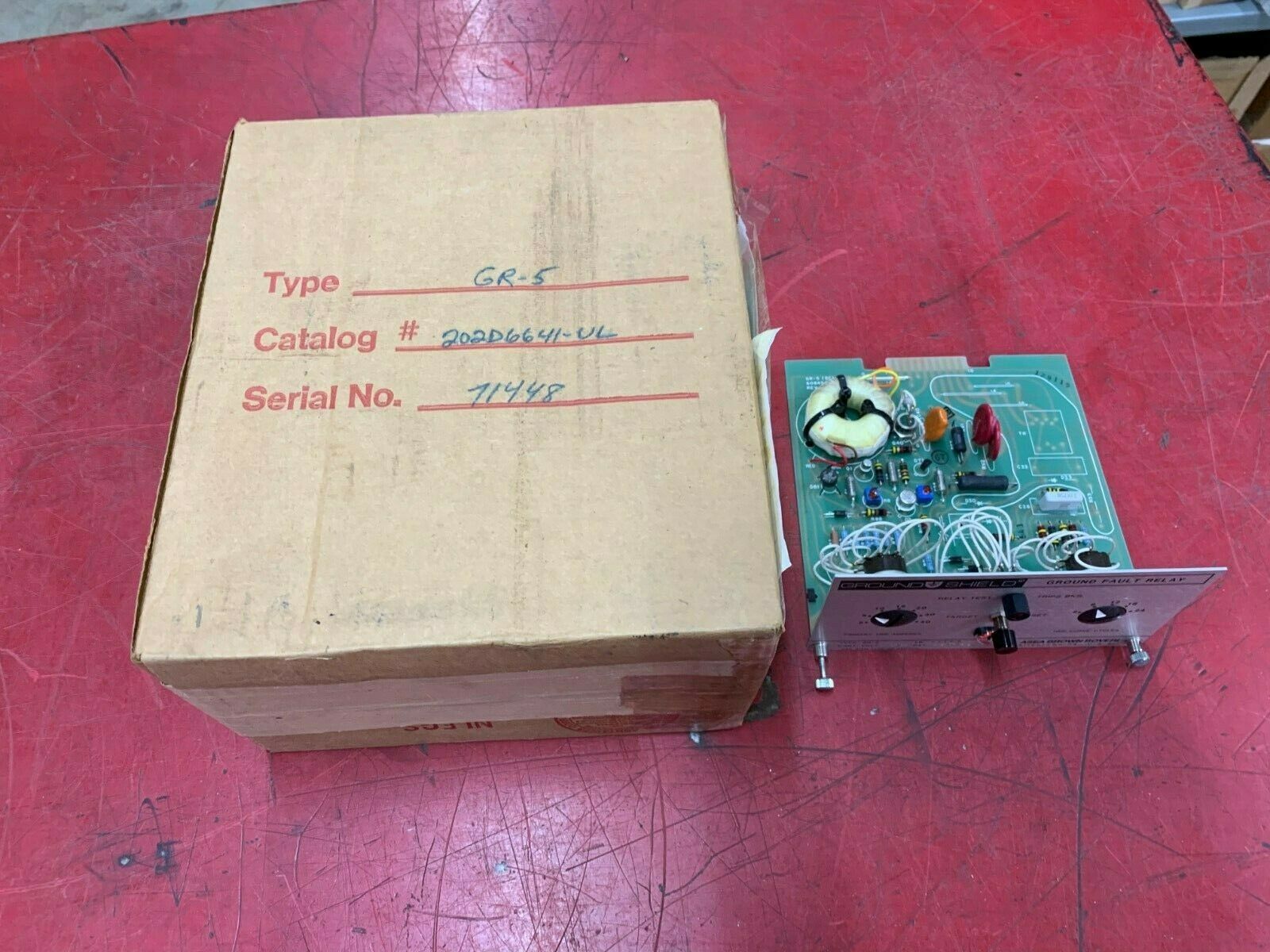 NEW IN BOX ABB GROUND FAULT RELAY GR-5 202D6641-UL BOARD ONLY