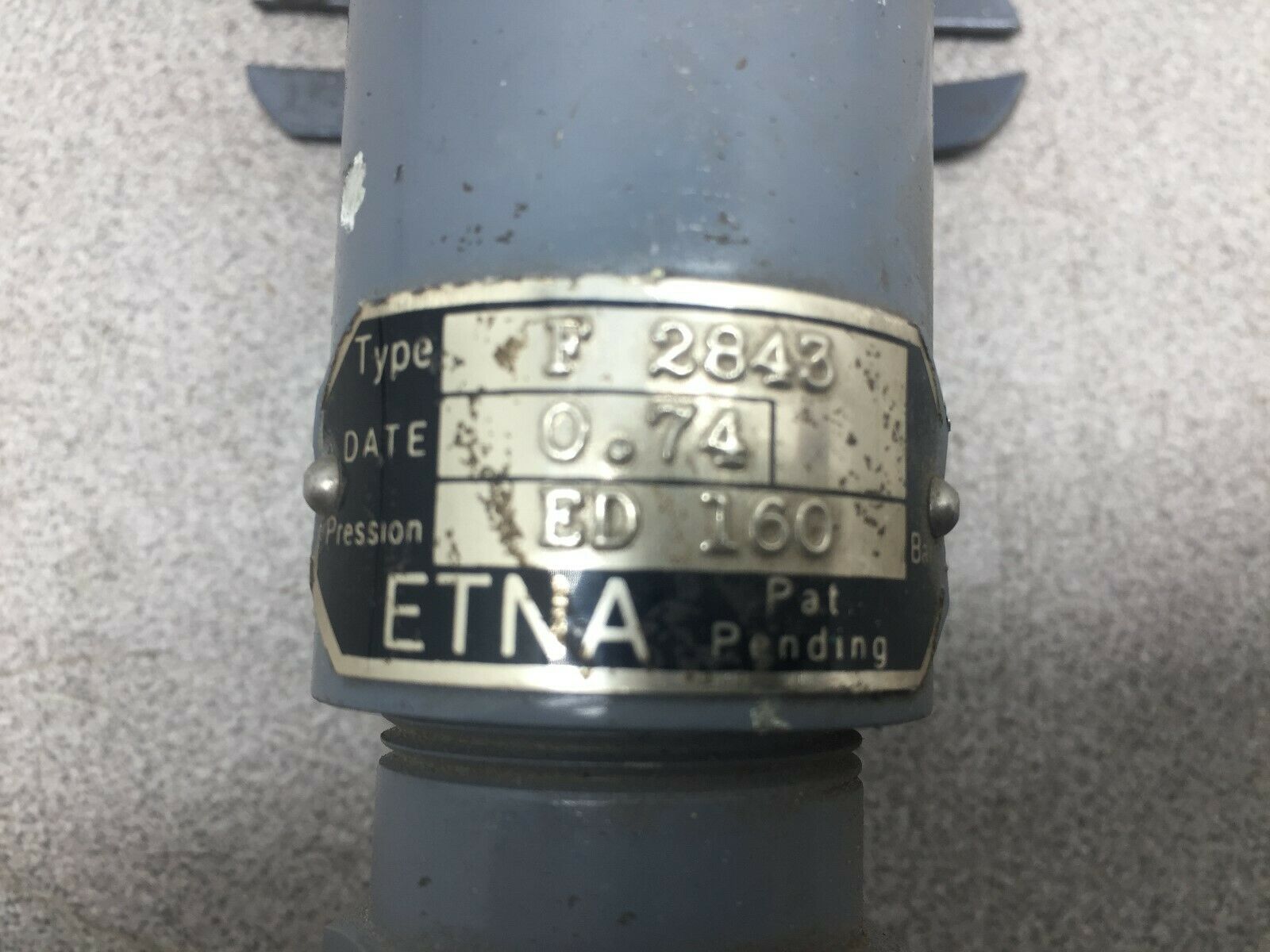 NEW NO BOX ETNA 160 BAR PRESSURE SWITCH F 2843