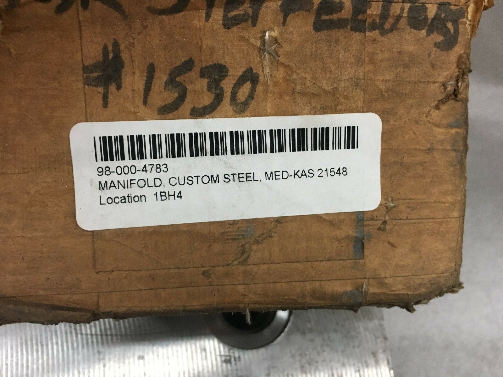 NEW CUSTOM STEEL MED-KAS MANIFOLD 21548