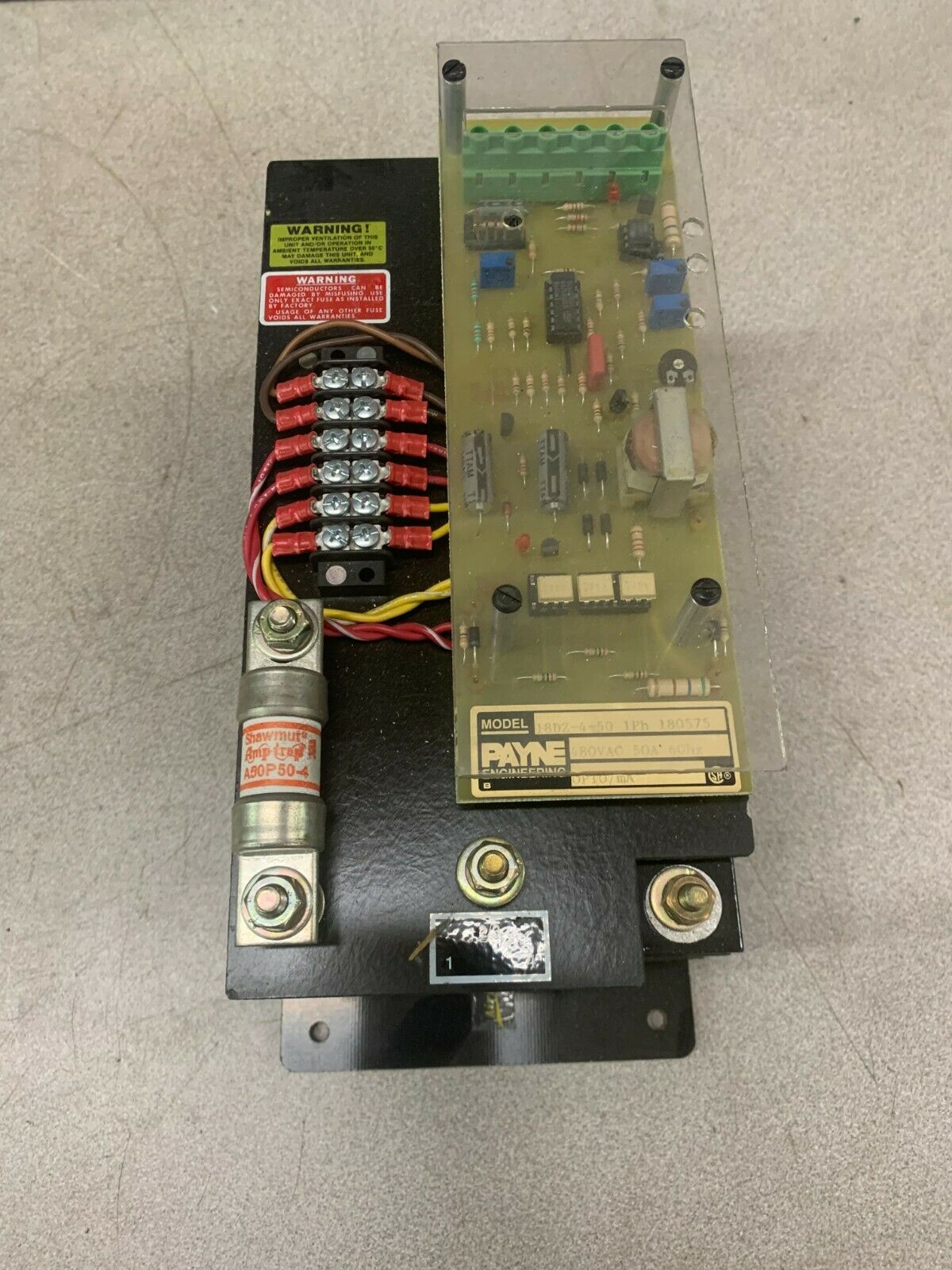 USED PAYNE ENGINEERING POWER MODULE 18DZ-4-50