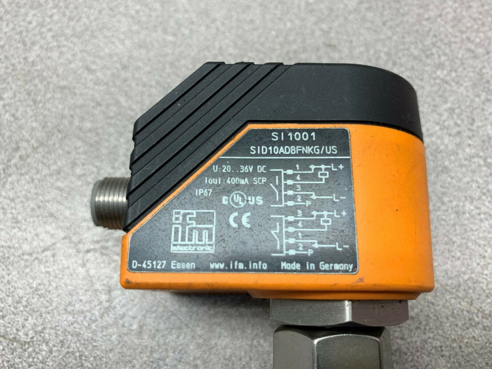 NEW NO BOX IFM FLOW MONITOR SID10AD8FNKG/US