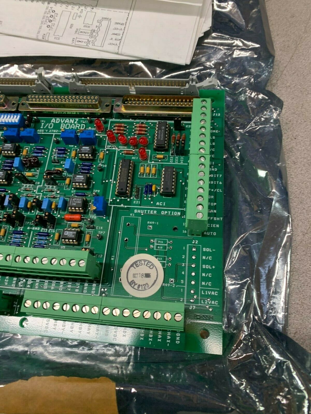 NEW NO BOX ADVANZ I/O BOARD 2782-03110 CIRCUIT BOARD A45D-0620001A
