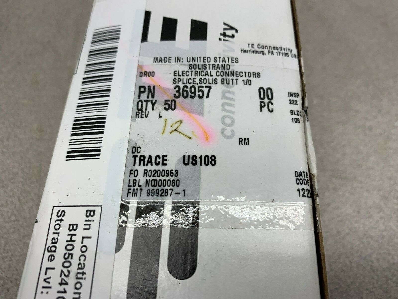 BOX OF 12 NEW IN BOX CONNECTIVITY SPLICE 36957