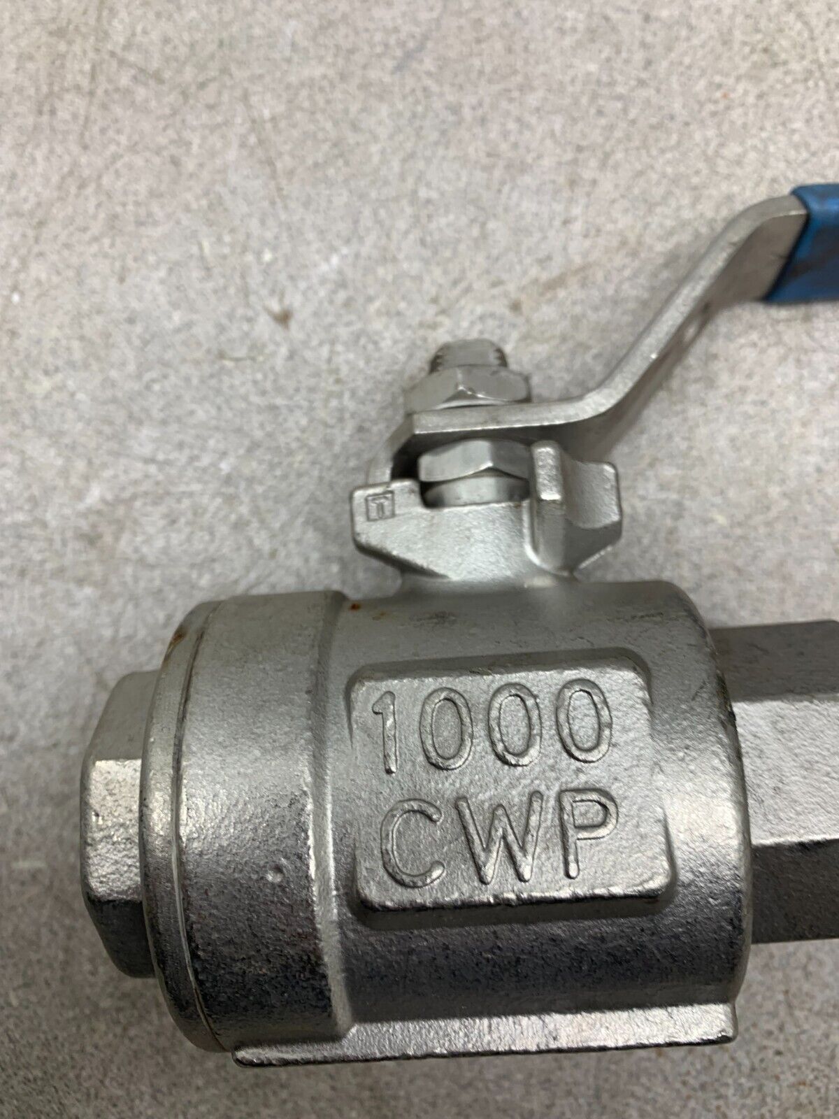 NEW NO BOX JAMESBURY 1000 CWP 1" CF8M STAINLESS BALL VALVE 6F-3600TT-B