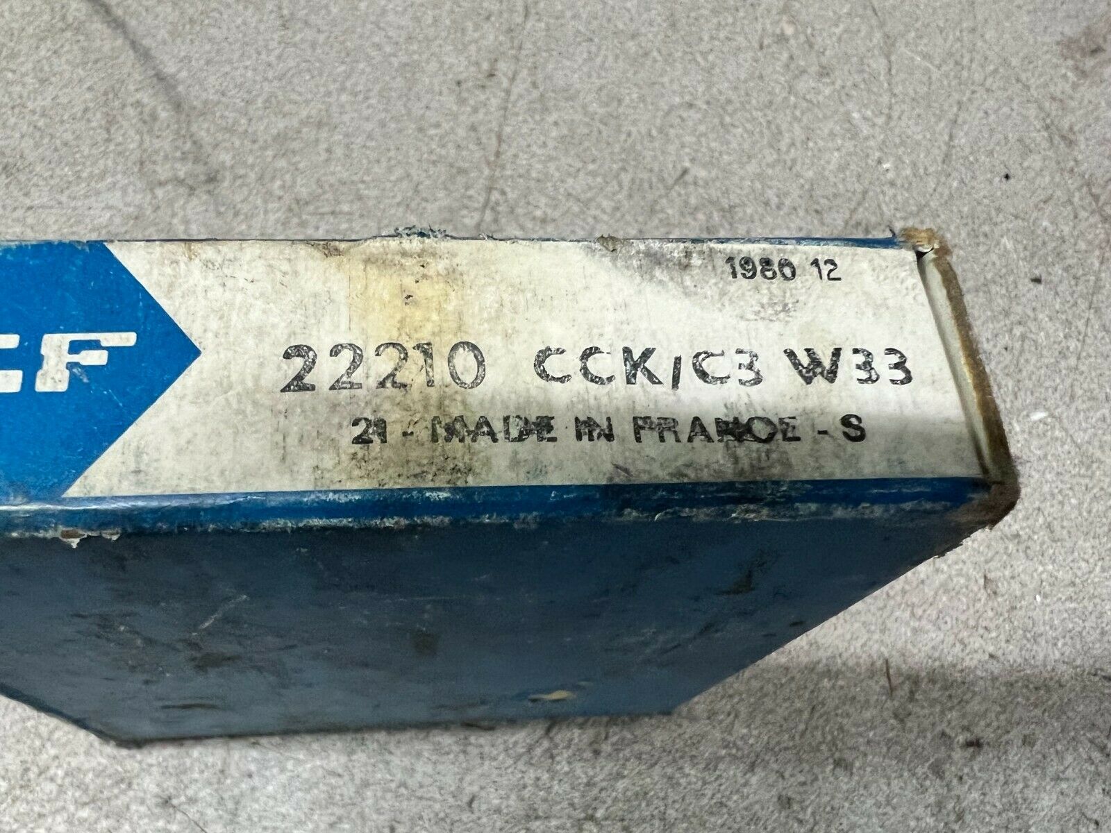 NEW IN BOX SKF CYLINDRICAL BEARING 22210 CCK/C3 W33