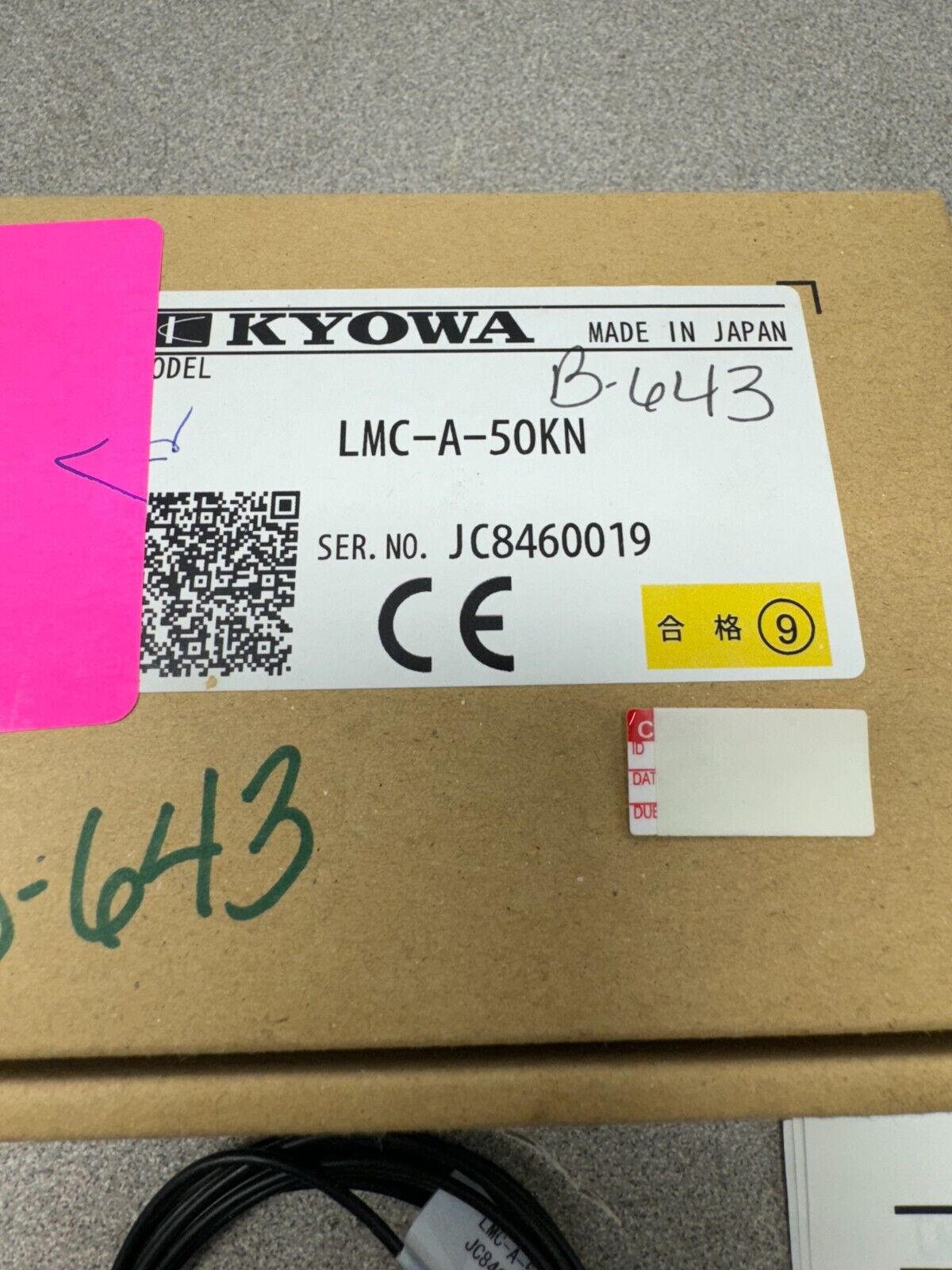 NEW IN BOX KYOWA 50KN Compression Load Cell LMC-A-50KN