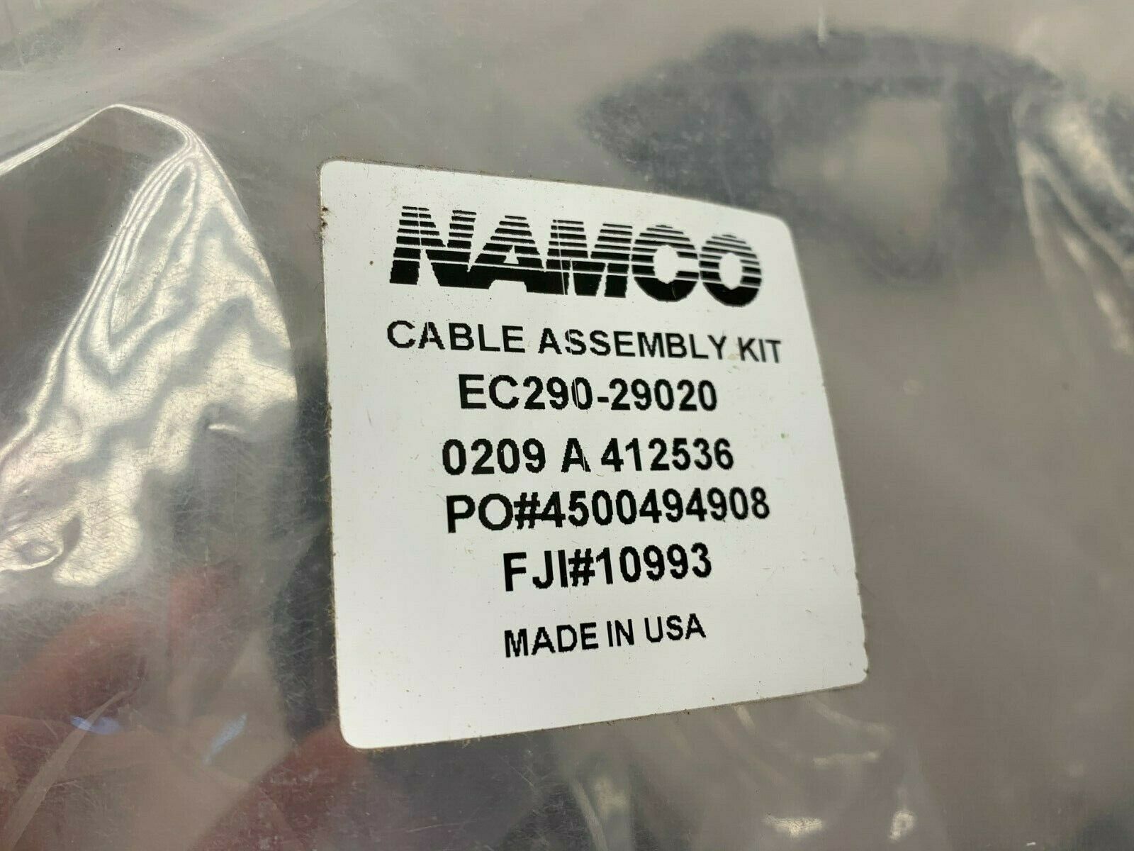 NEW NAMCO CABLE ASSEMBLY KIT EC290-29020