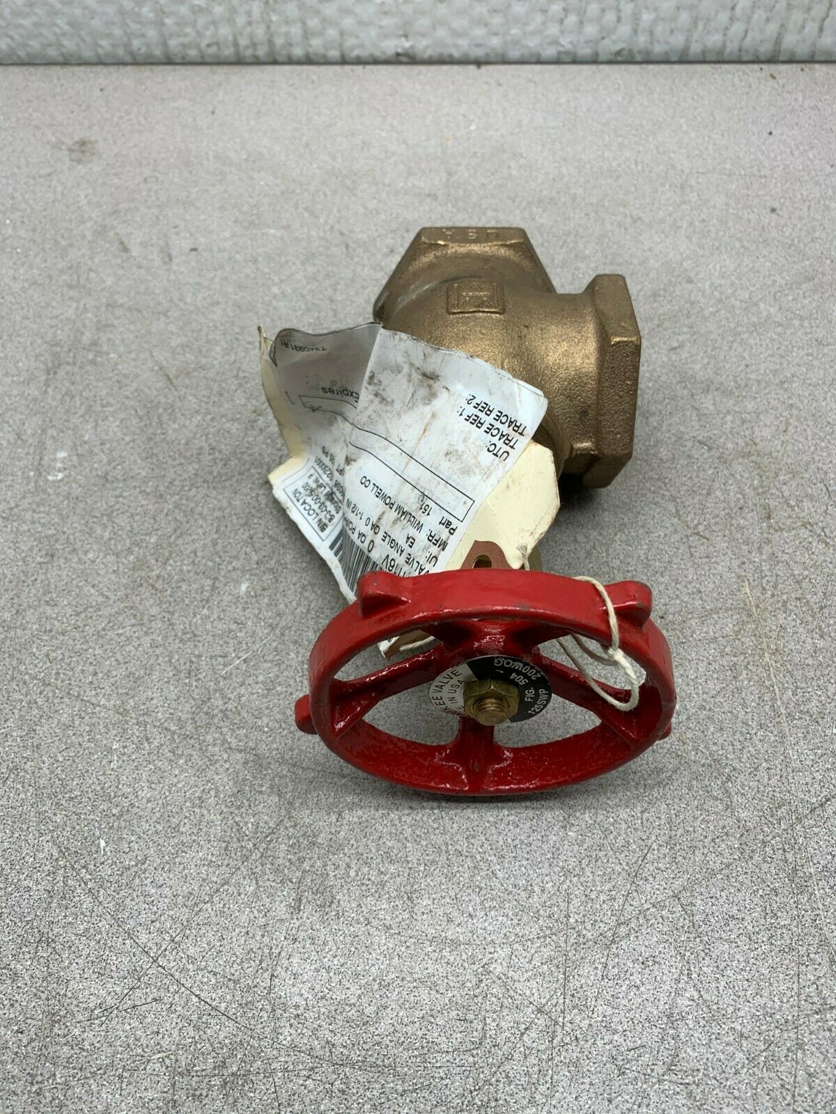 NEW NO BOX WILWAUKEE FIG. 504 125SWP 200WOG BRONZE 1-1/2" VALVE 151