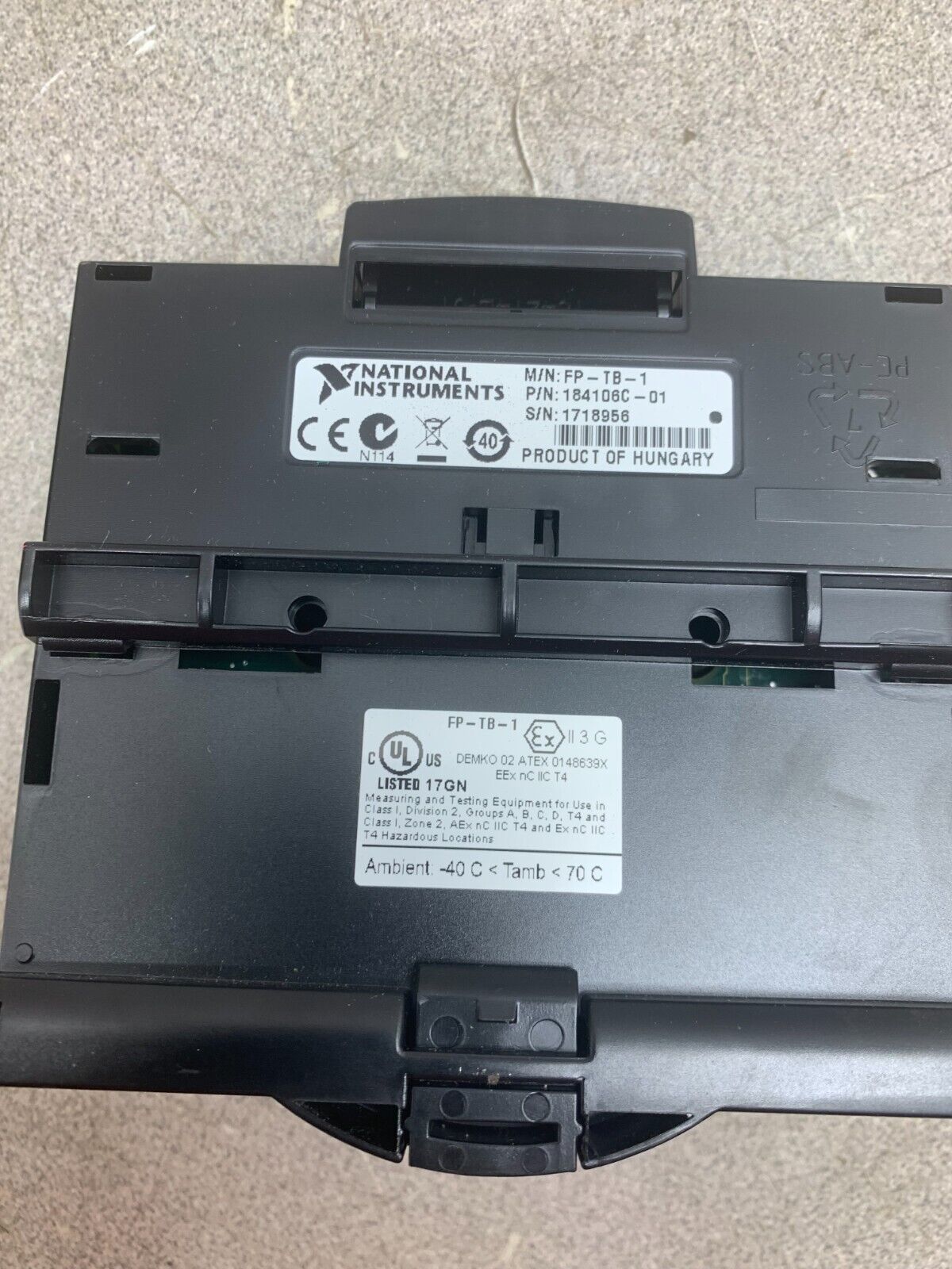 NEW IN BOX NATIONAL INSTRUMENTS TERMINAL BASE FP-TB-1