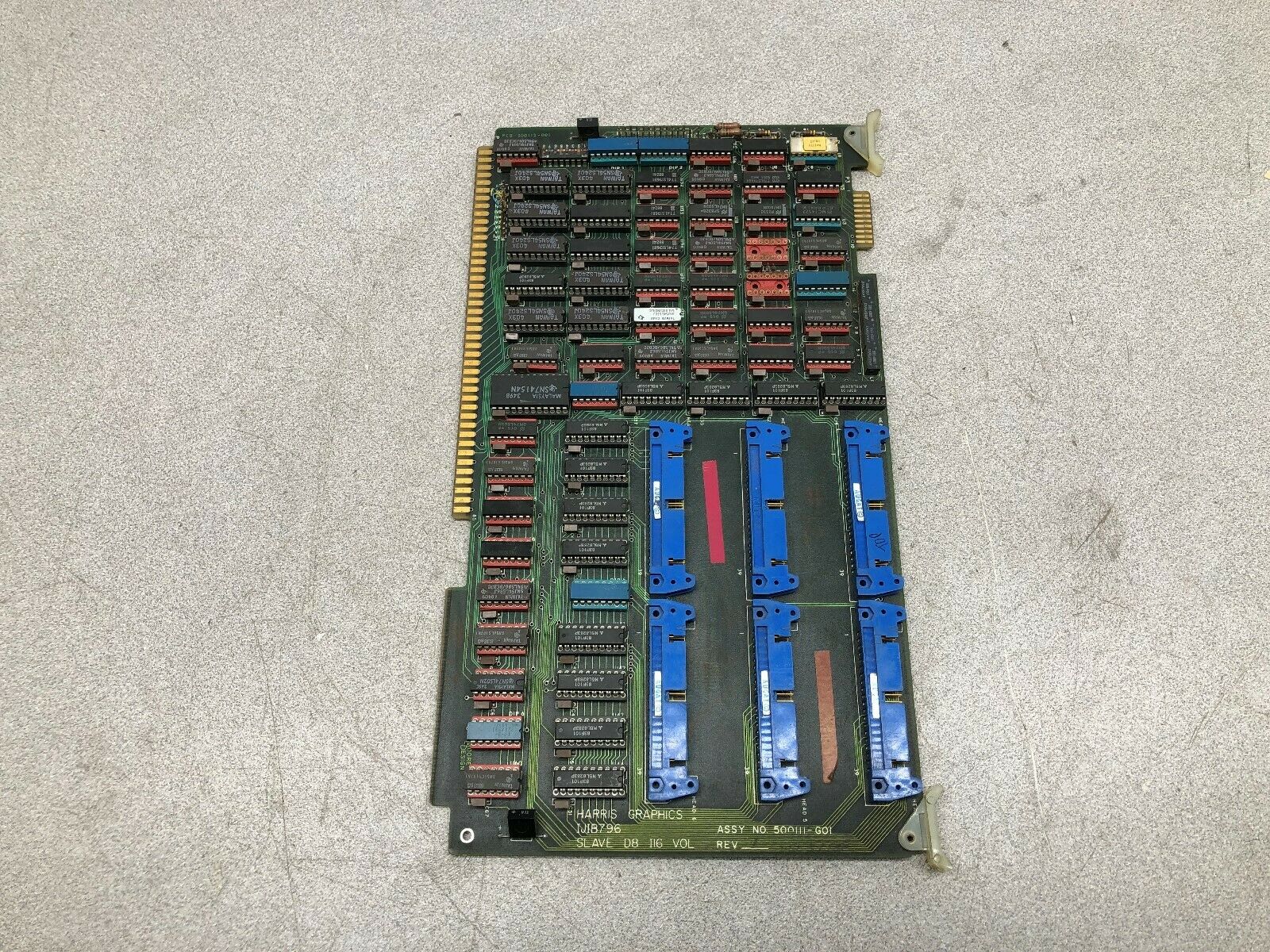 USED HARRIS GRAPHICS PC MEMORY BOARD 500111-G01