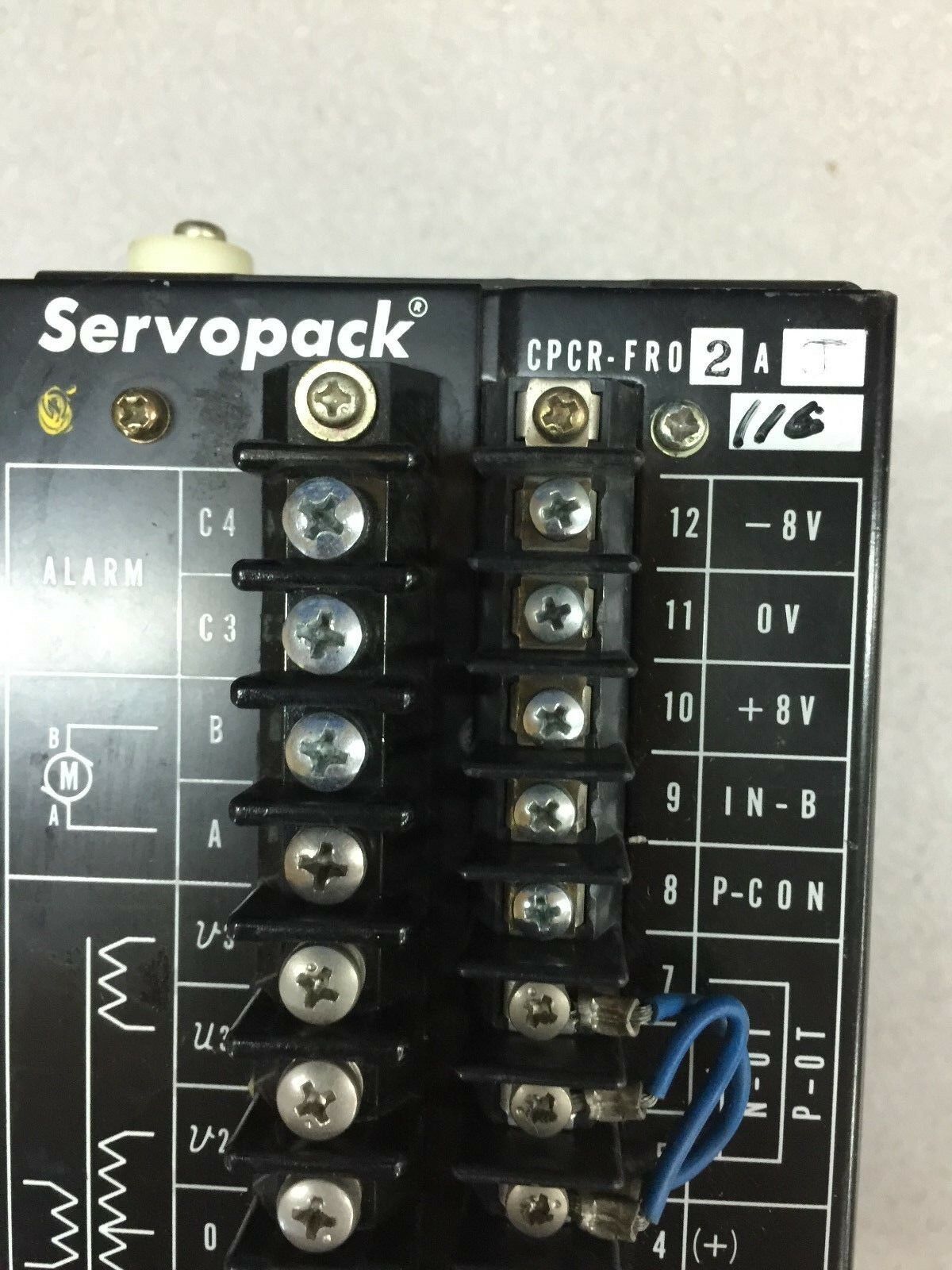 USED YASKAWA ELECTRIC CPCR-FR02A SERVOPACK SERVO DRIVE CPCR-FR02AJ