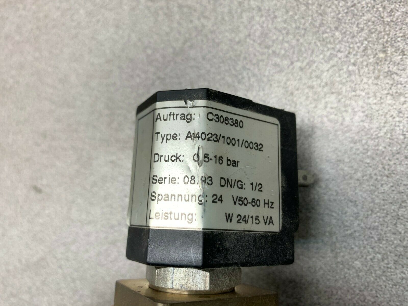 USED GENERIC SOLENOID VALVE A4023/1001/0032