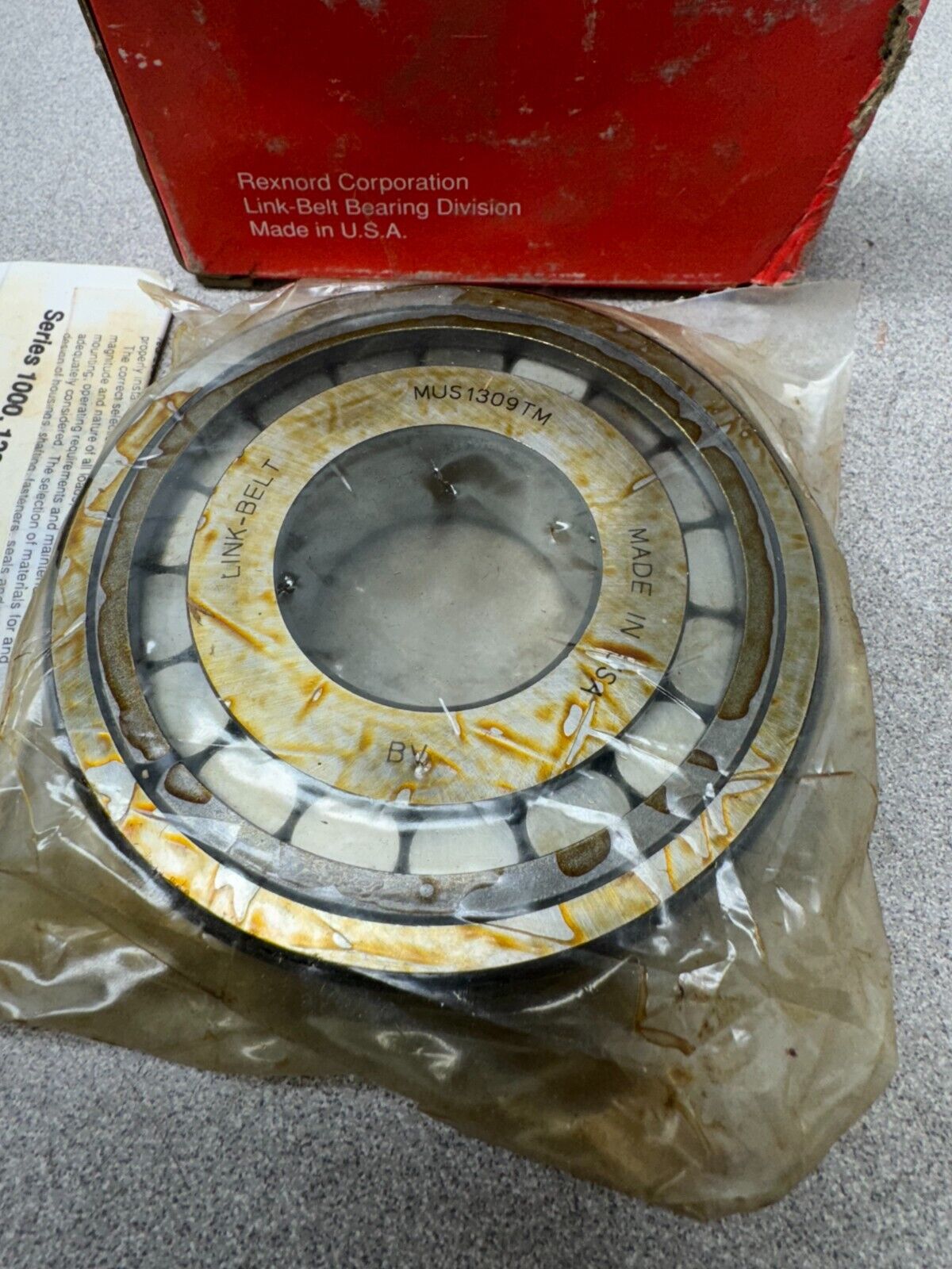 NEW IN BOX LINK BELT ROLLER BEARING MUS1309TM