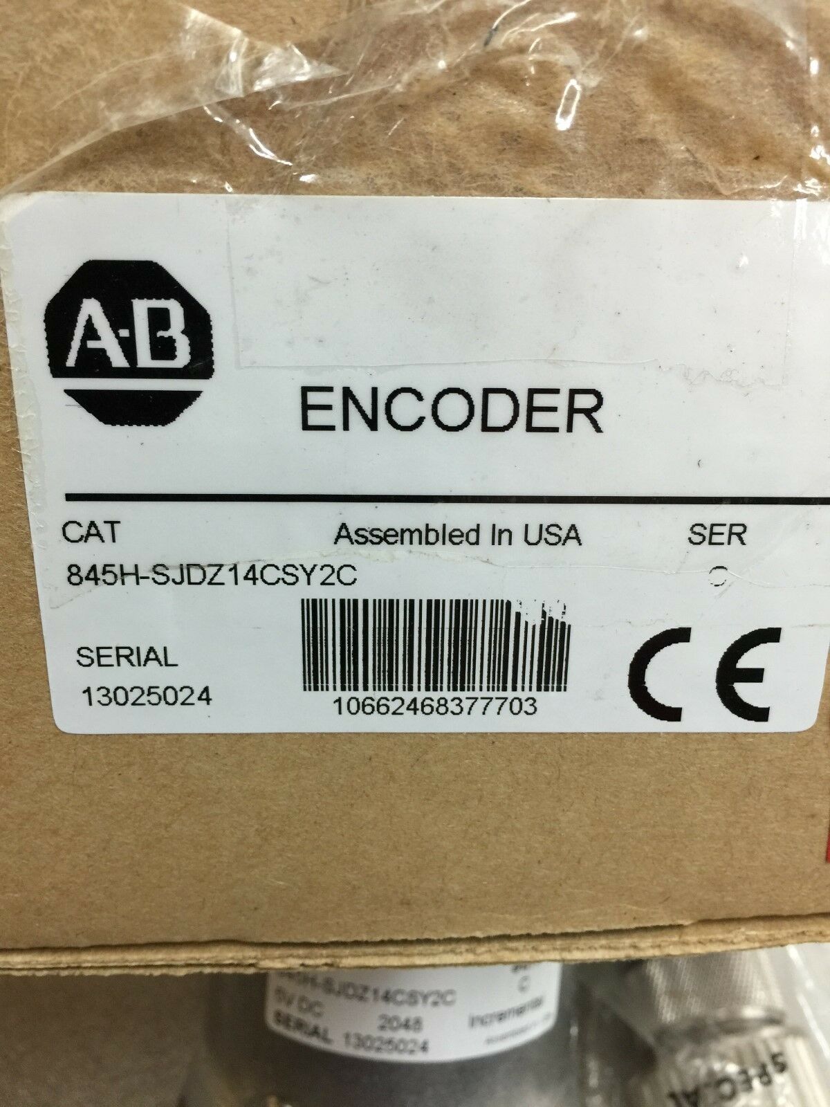 NEW IN BOX ALLEN-BRADLEY INCREMENTAL ENCODER 845H-SJDZ14CSY2C SERIES C