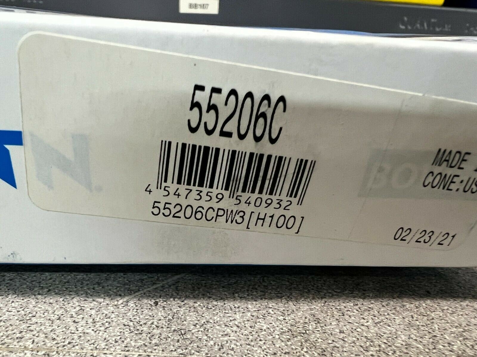 NEW IN BOX NTN ROLLER BEARING 55206CCPW3