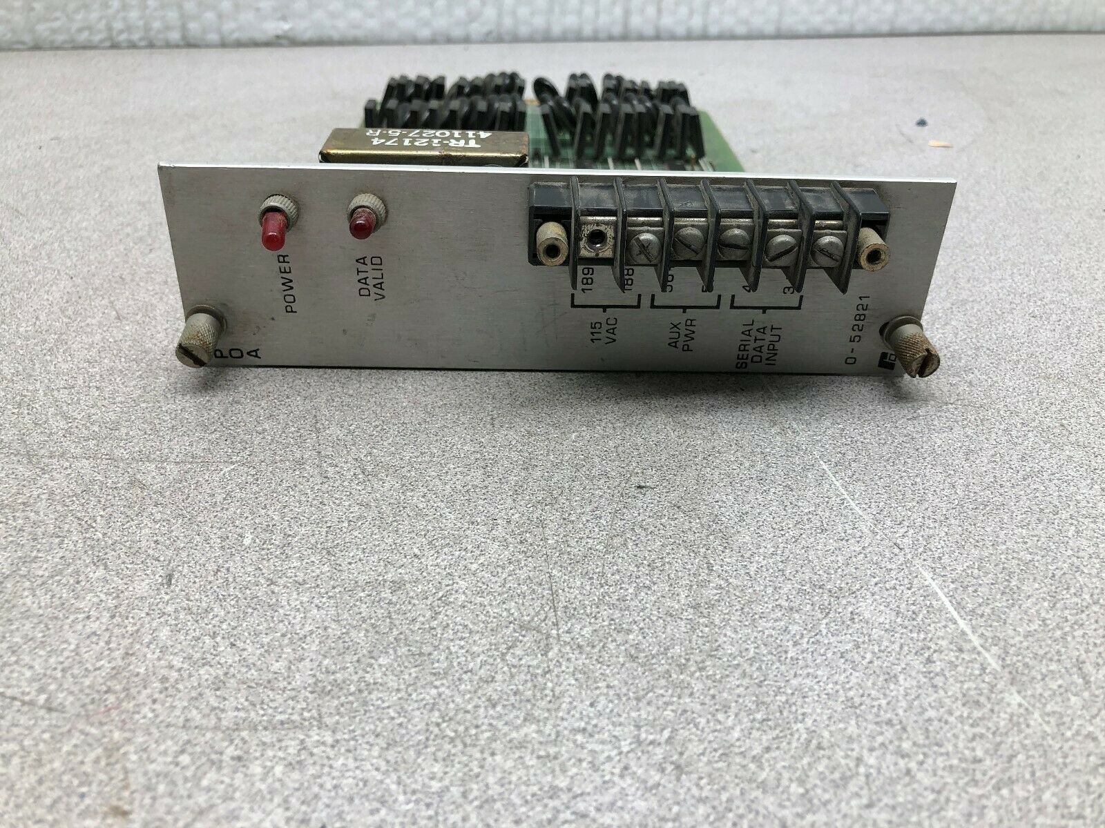 USED RELIANCE ELECTRIC ROPA BOARD 0-52821