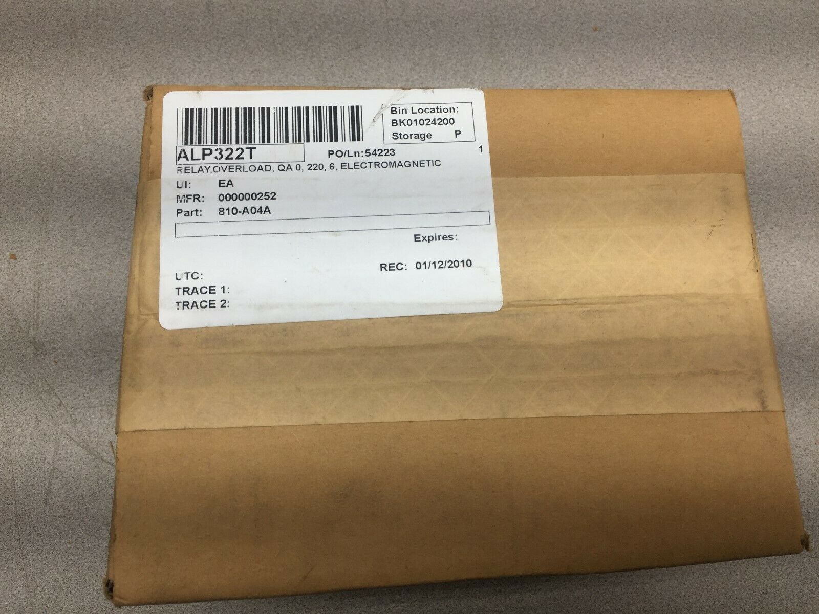 NEW IN FACTORY SEALED BOX ALLEN BRADLEY MAGNETIC OVERLOAD RELAY 810-A04A