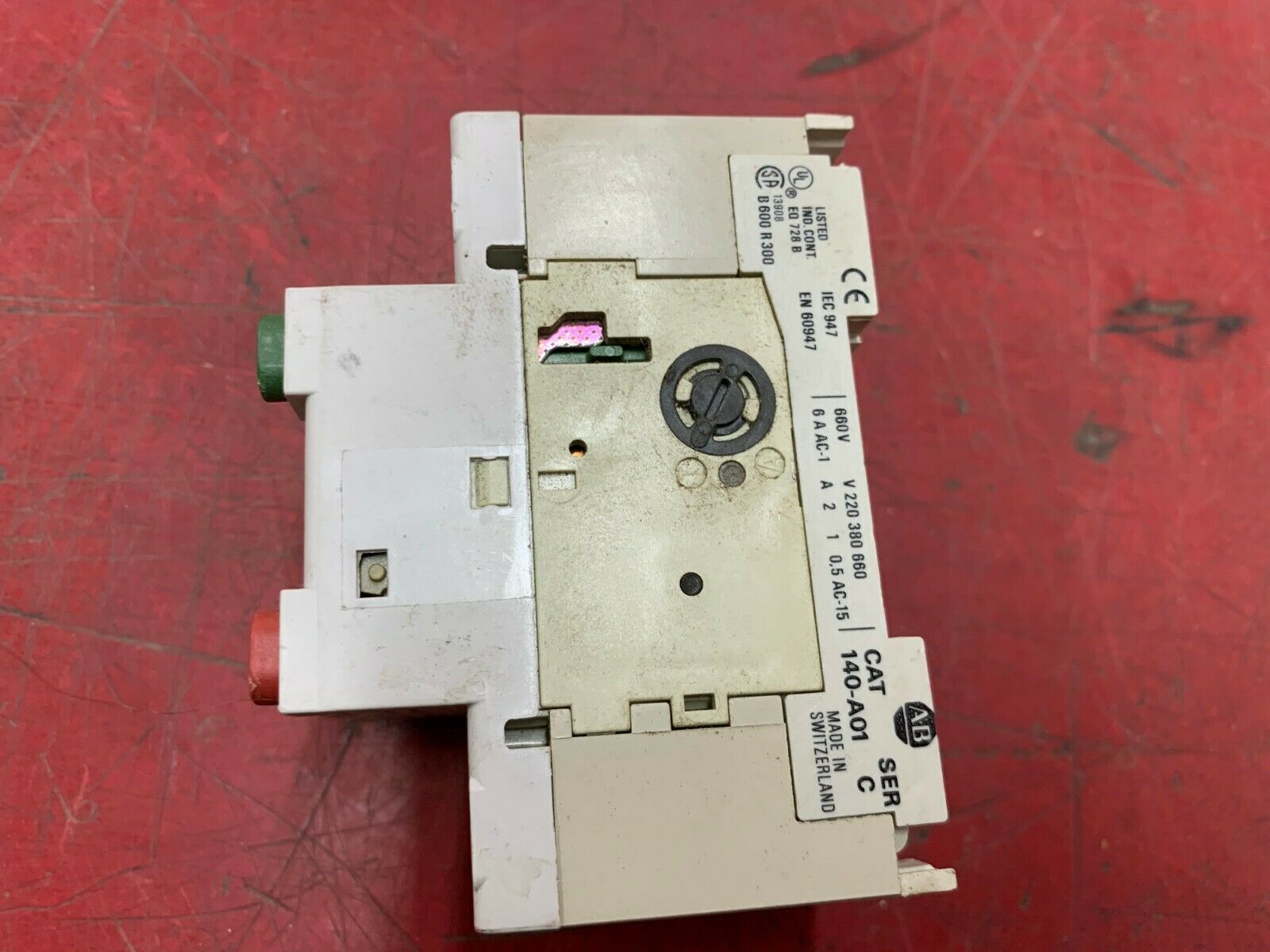 LOT OF 4 USED ALLEN BRADLEY MOTOR STARTER 140-MN-0160