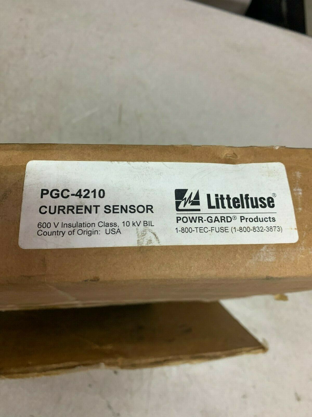 NEW IN BOX LITTELFUSE CURRENT SENSOR PGC-4210