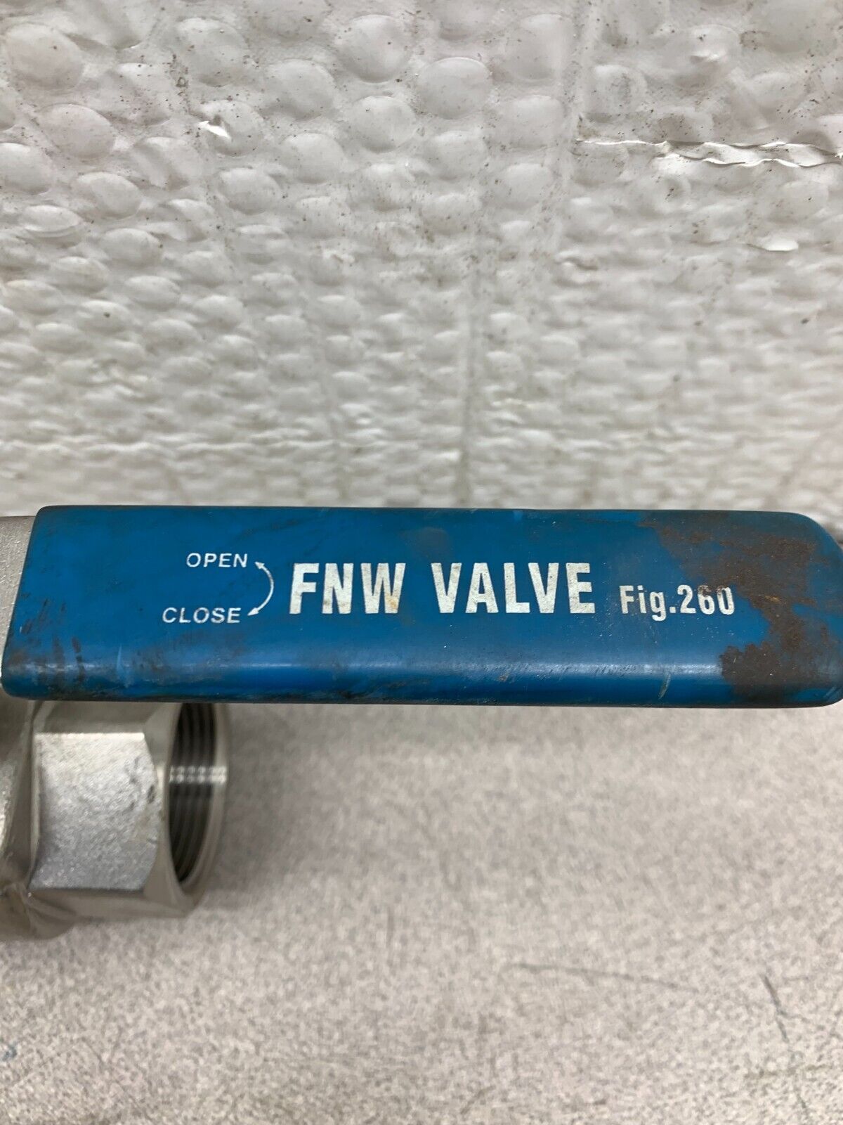 NEW FNW FIG. 260 STAINLESS BALL VALVE 1-1/4" CF8M 1000WOG