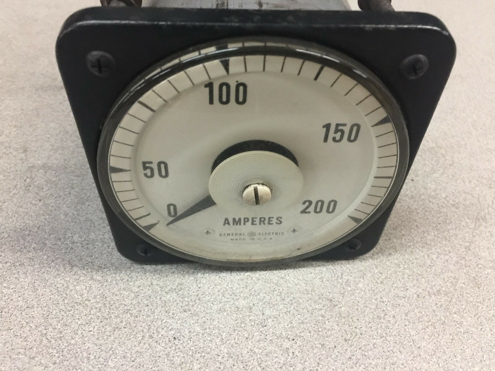 USED GE AC AMMETER 8AB18A7AL1