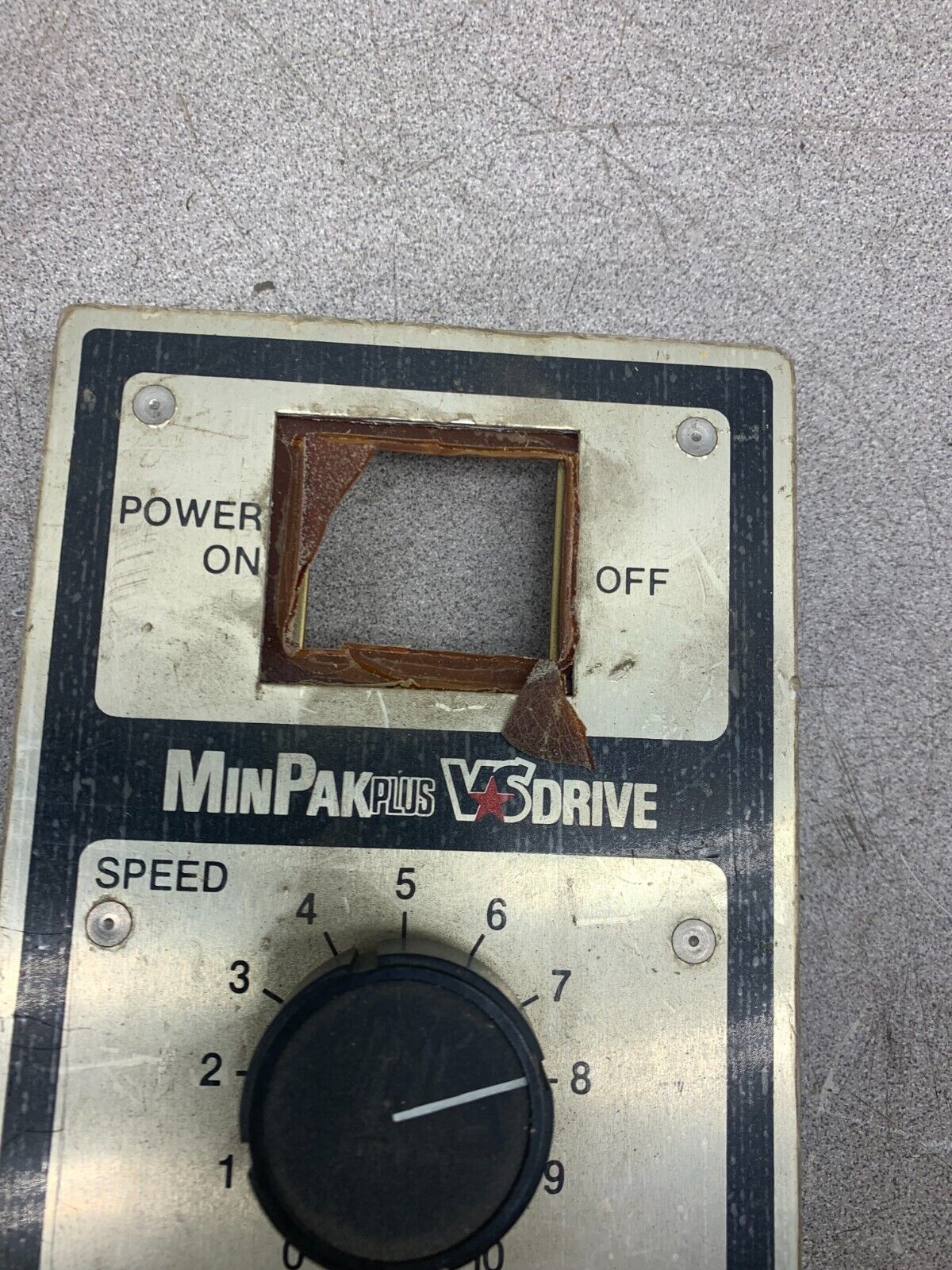 USED RELIANCE ELECTRIC MINIPAK PLUS OPERATOR CONTROL STATION 86485-15T