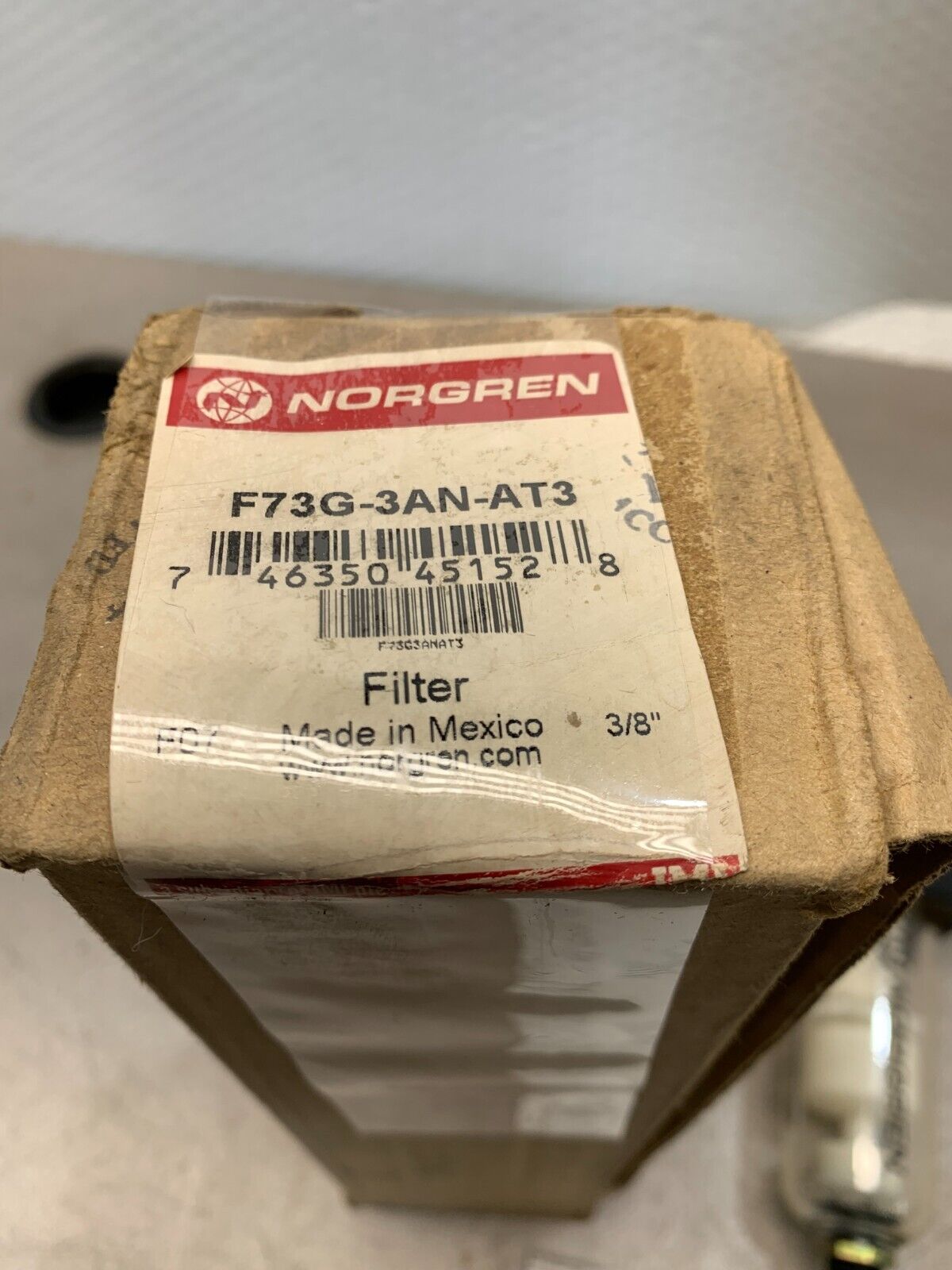 NEW IN BOX NORGREN 3/8" PORTS PNEUMATIC FILTER F73G-3AN-AT3