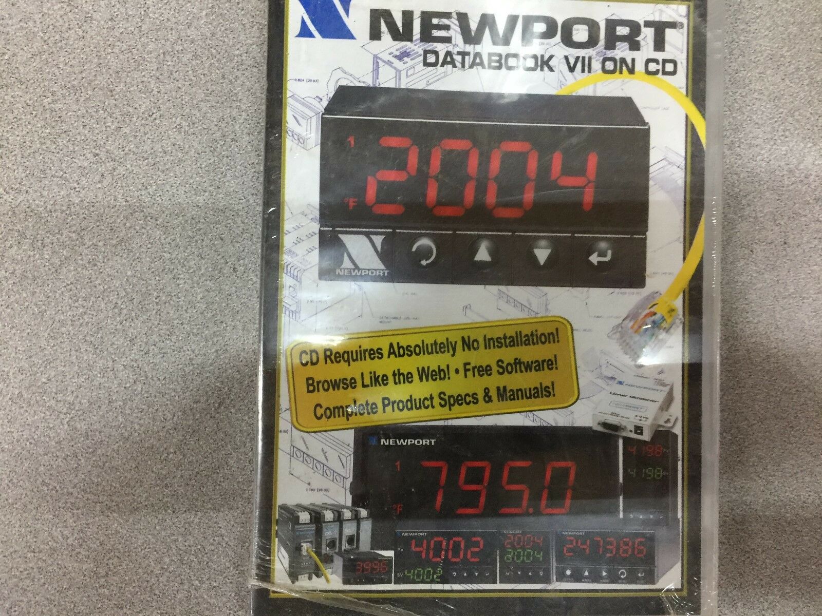 NEW IN BOX NEWPORT QUANTA METER  Q2060-GCR7,FS