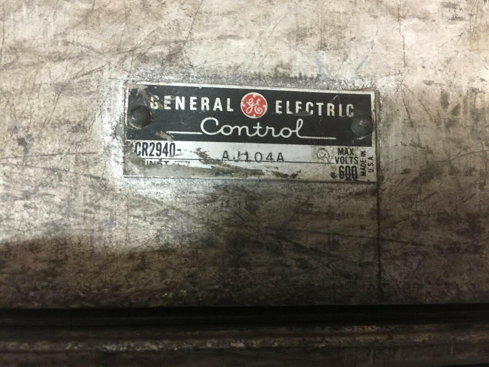 USED GE EXPLOSION PROOF SWITCH CR2940-AJ104A