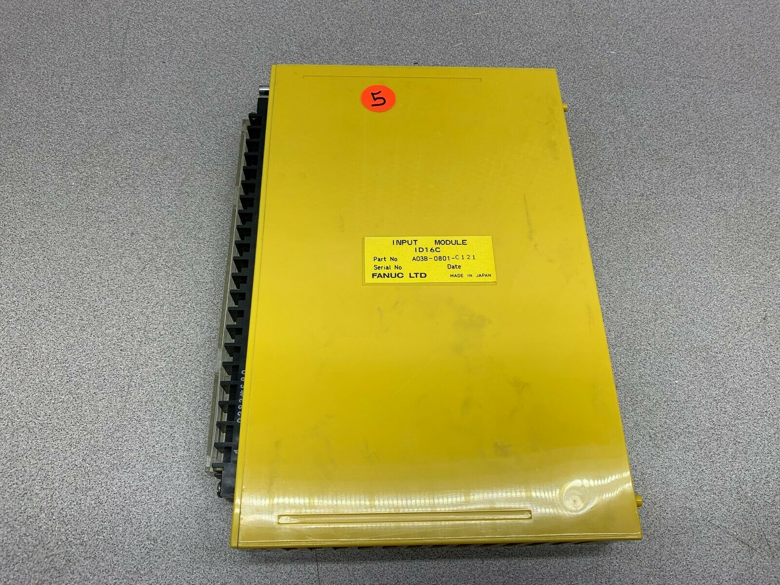 USED FANUC INPUT MODULE A03B-0801-C121