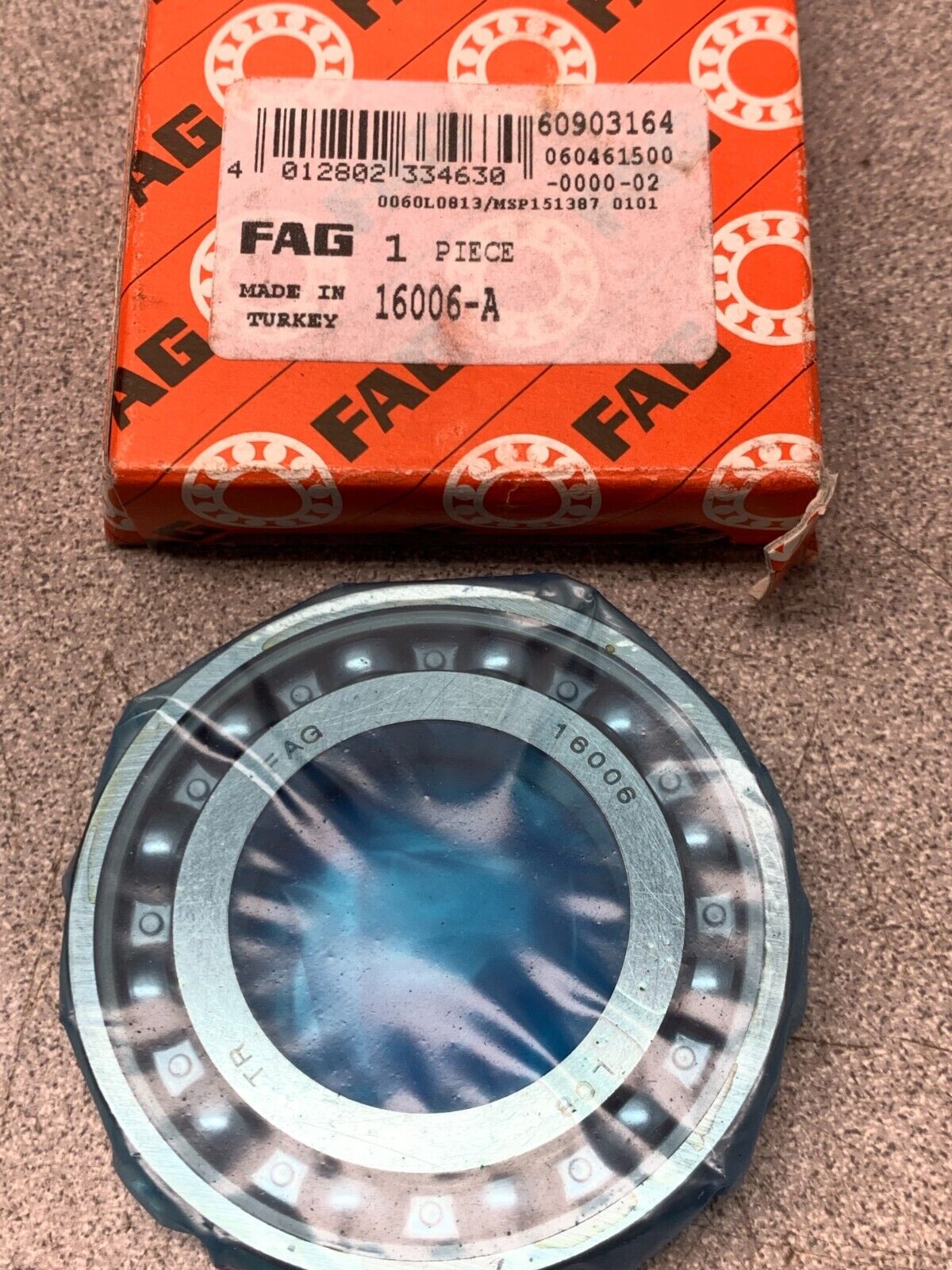 NEW IN BOX FAG ROLLER BEARING 16006-A