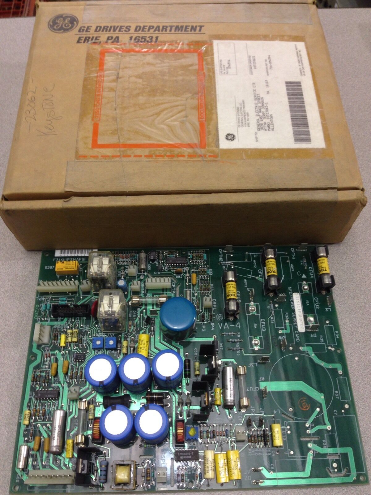 NEW IN BOX GENERAL ELECTRIC MFC/ POWER SUPPLY CARD 531X111PSHAFG2