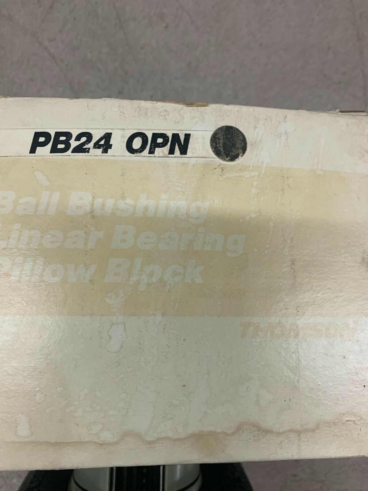 NEW IN BOX THOMSON PBO-24 BALL BUSHING LINEAR BEARING PILLOW BLOCK PB24 OPN