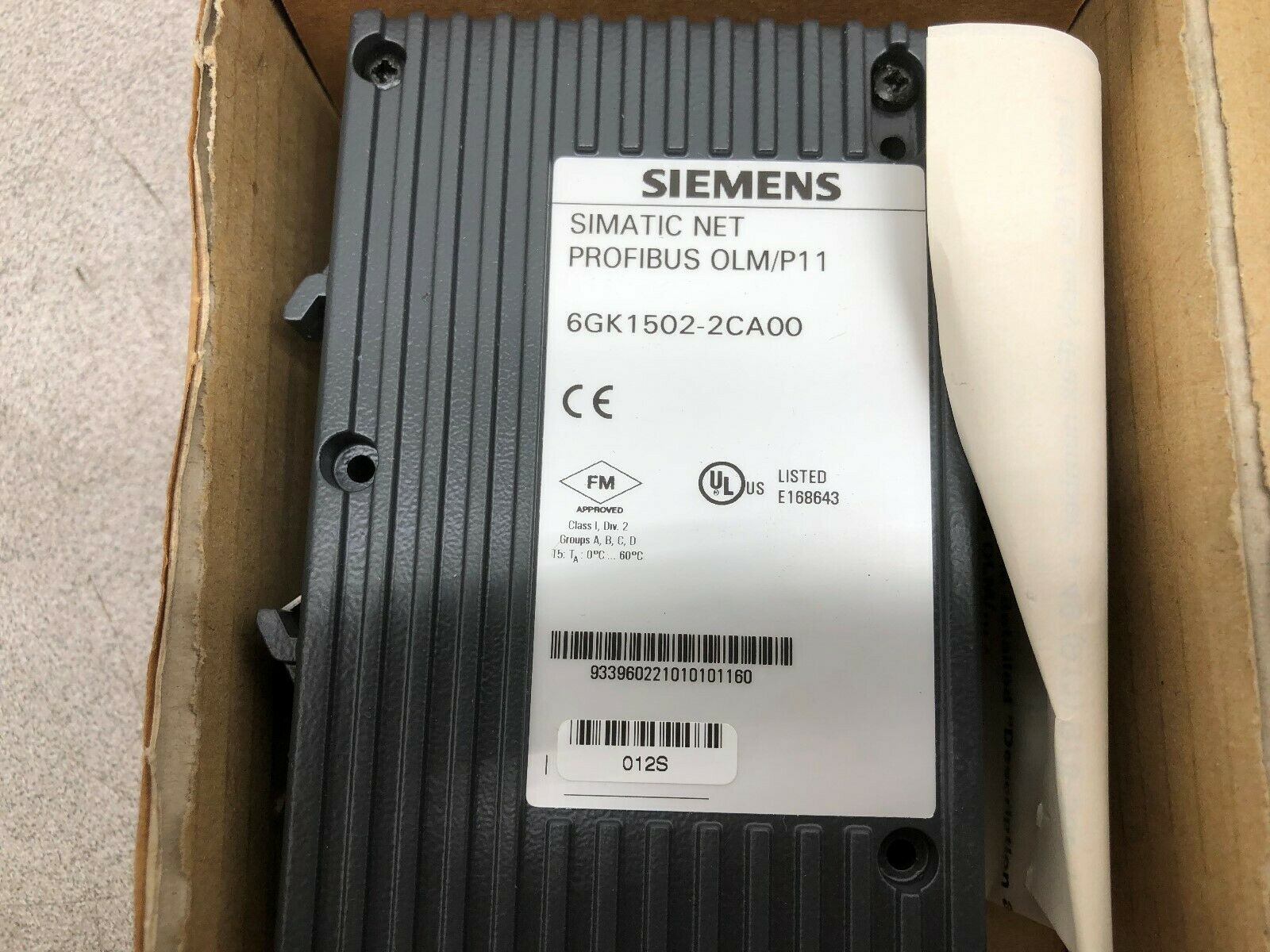 NEW IN BOX SIEMENS OLM/P11 SIMATI NET PROFIBUS  6GK1502-2CA00