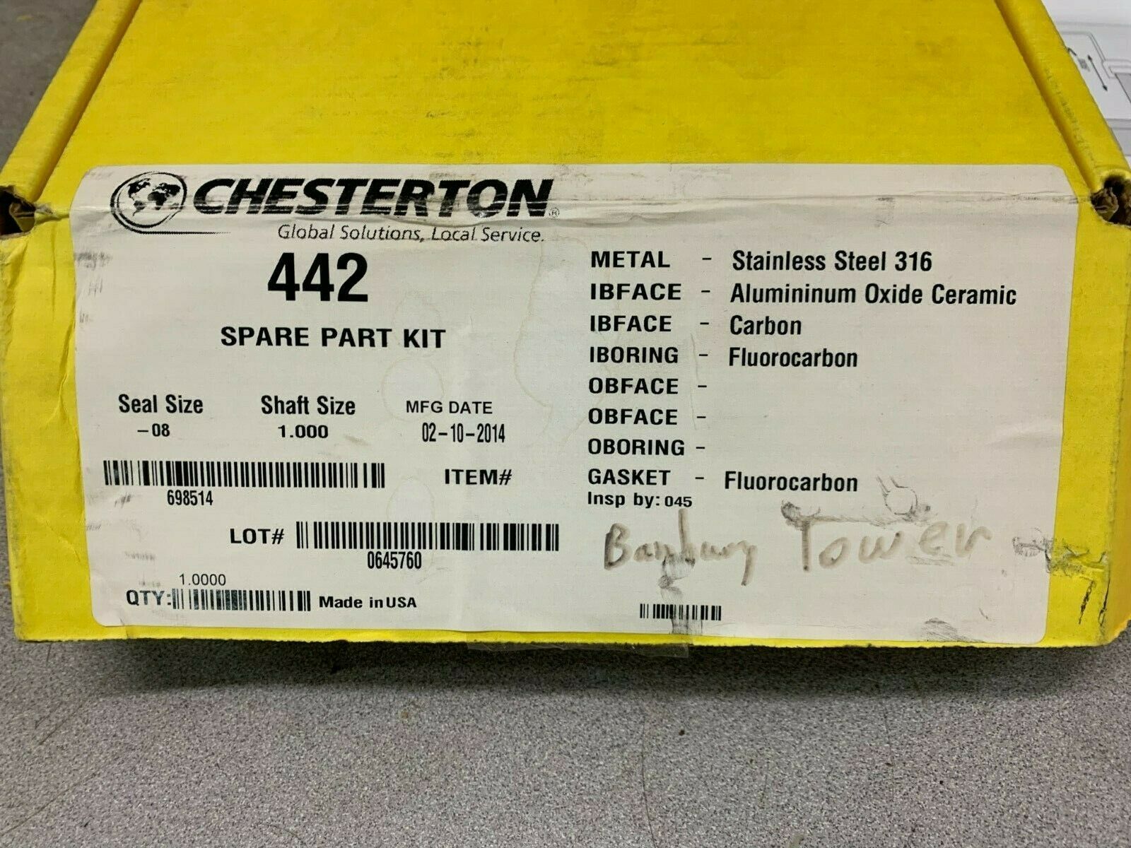 NEW IN BOX CHESTERTON 442 SPARE PART KIT 698514