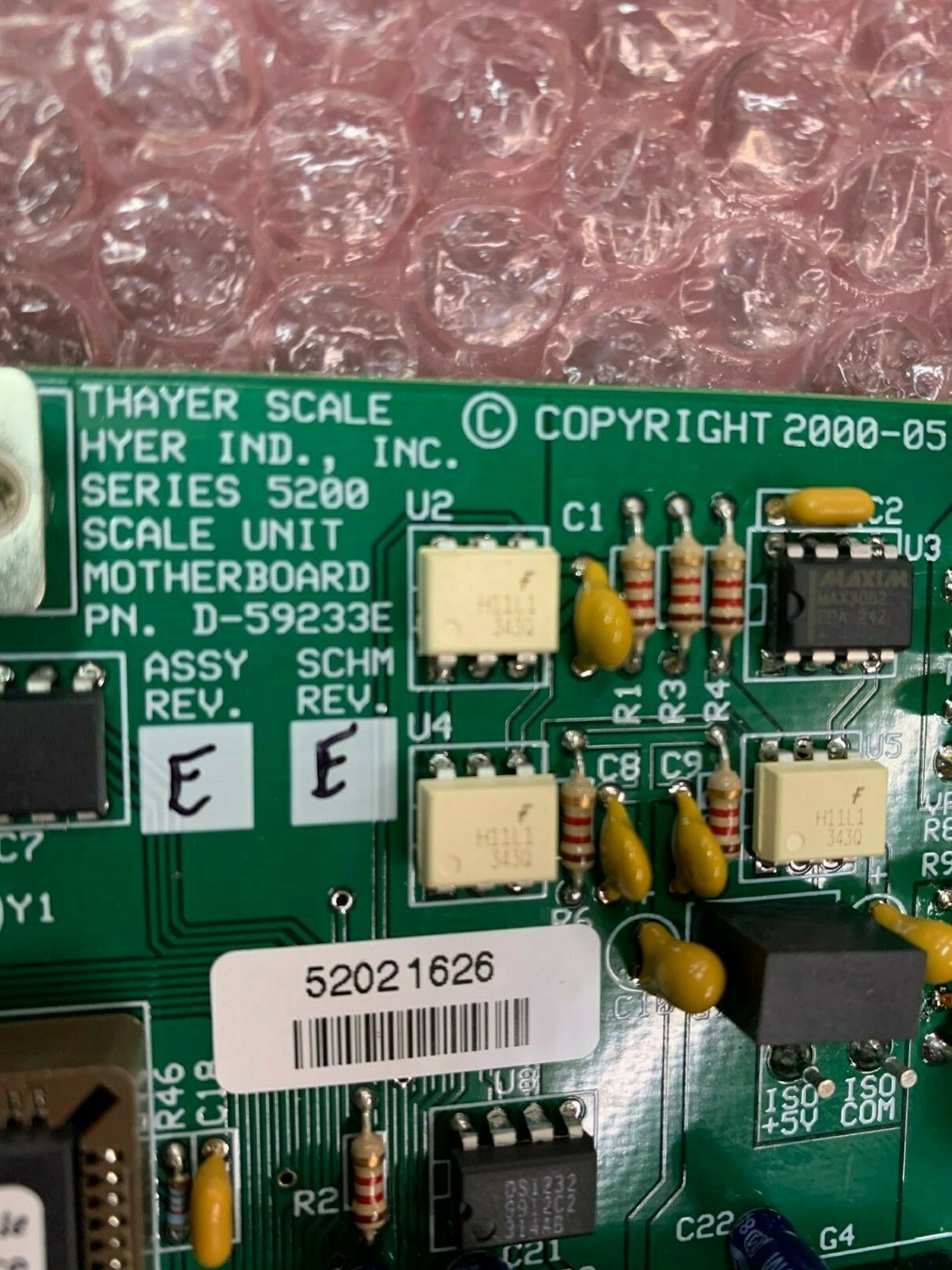 NEW NO BOX THAYER SCALE MOTHERBOARD D-59233E