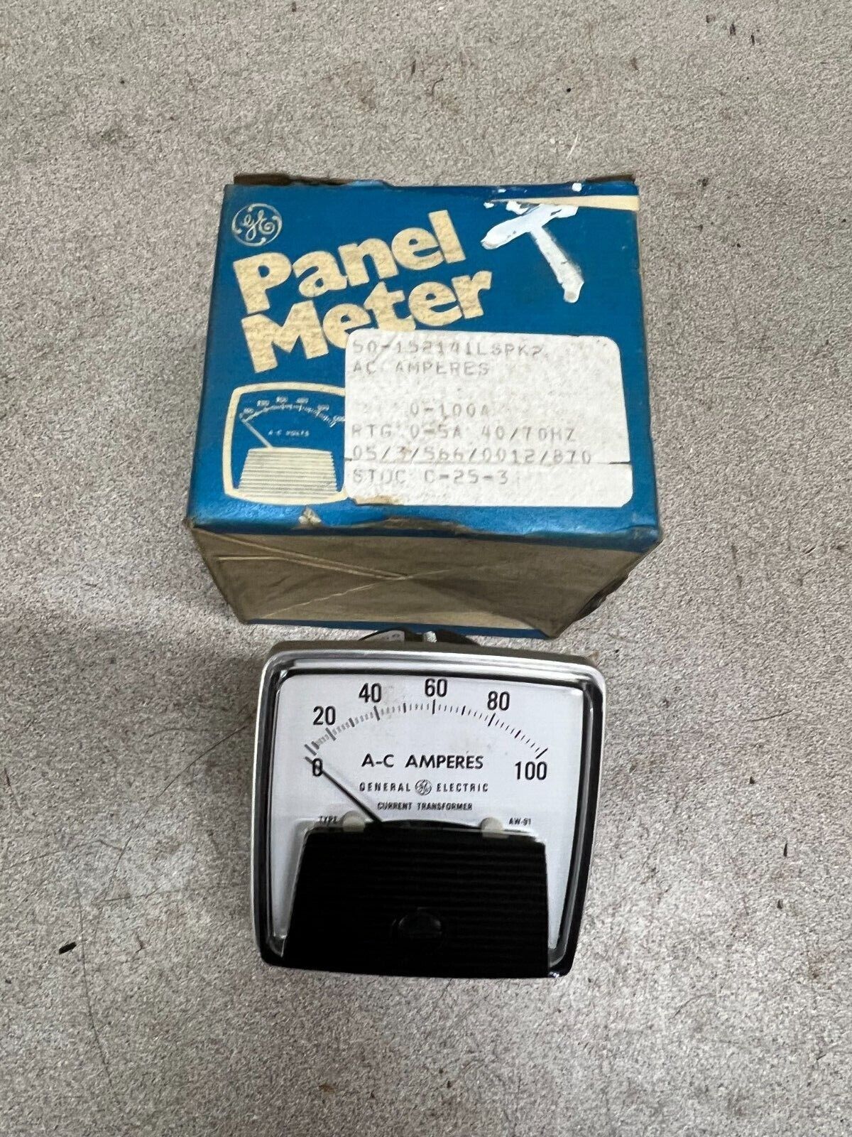 NEW IN BOX GE PANEL METER 50-152141LSPK2