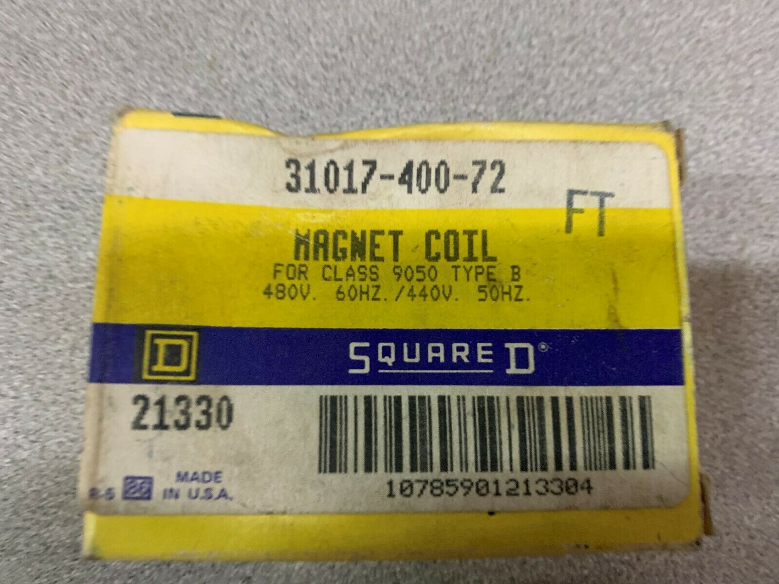 NEW IN BOX SQUARE D MAGNET COIL 31017-400-72