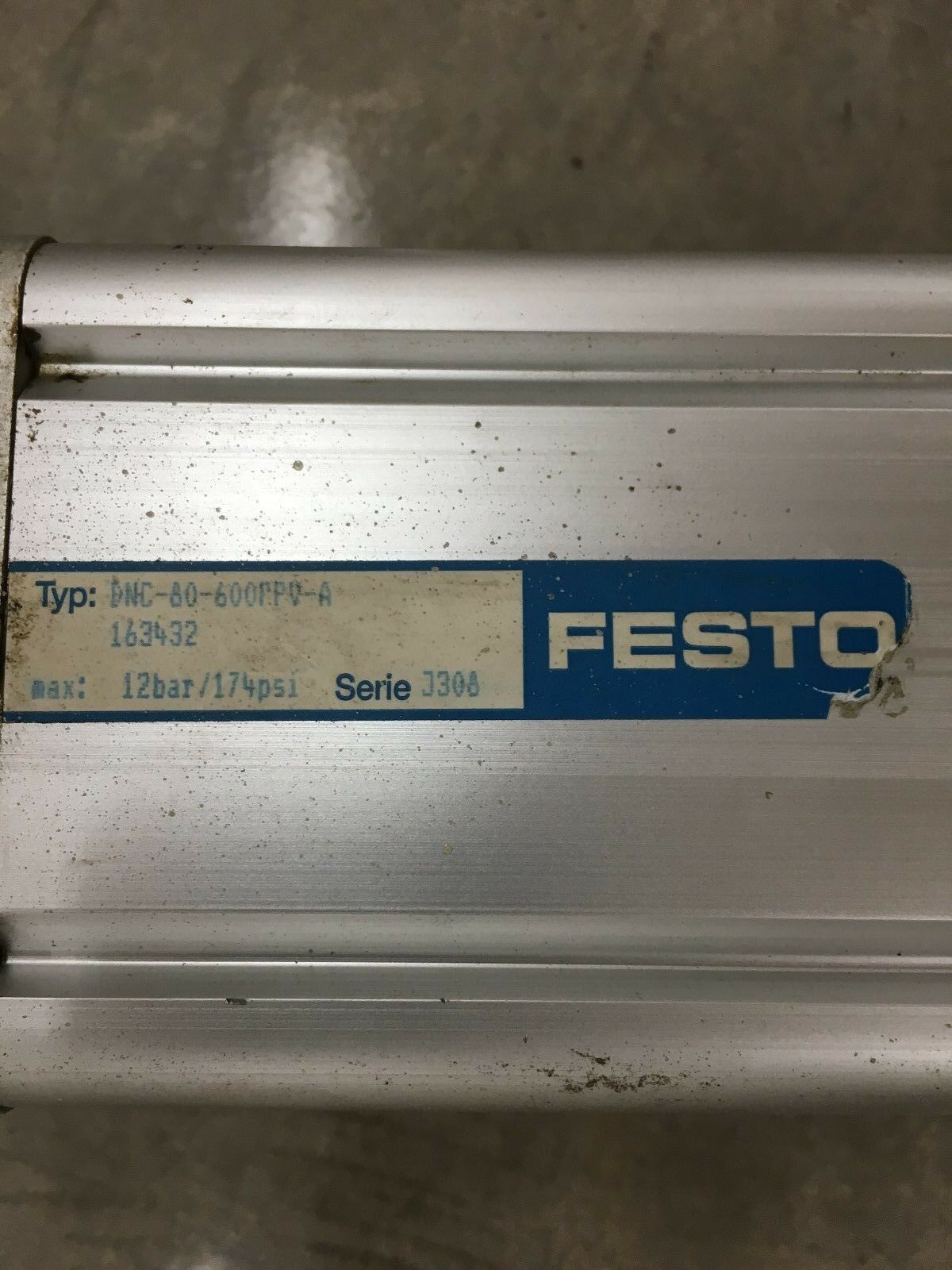 NEW FESTO PNEUMATIC CYLINDER DNC-80-600PPV-A