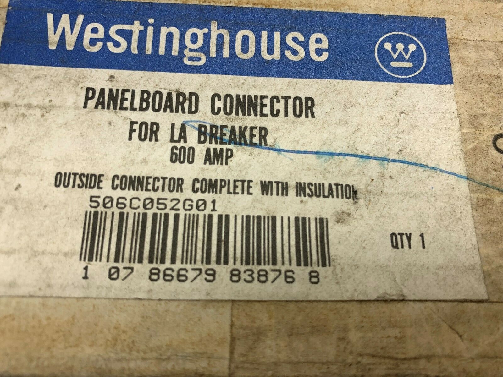 NEW IN BOX WESTINGHOUSE CONNECTOR 506C052G01