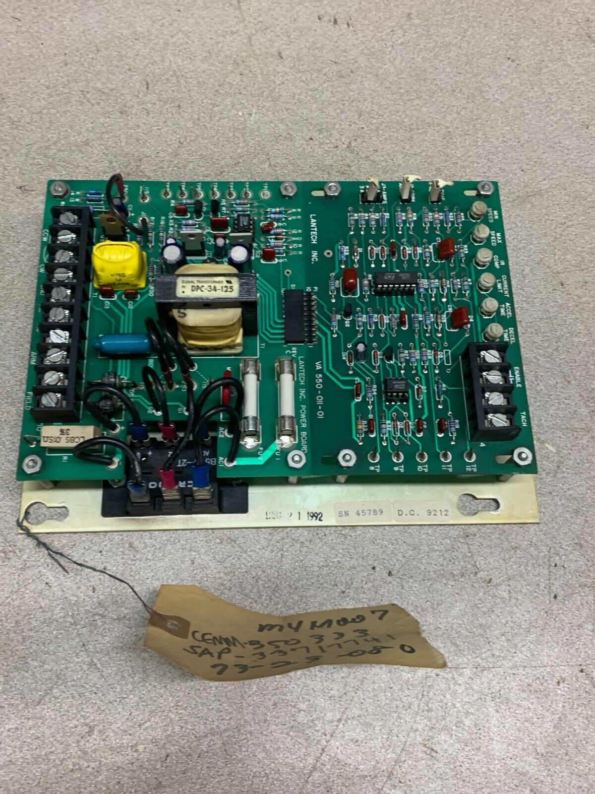 USED LANTECH POWER BOARD VA 550-011-01