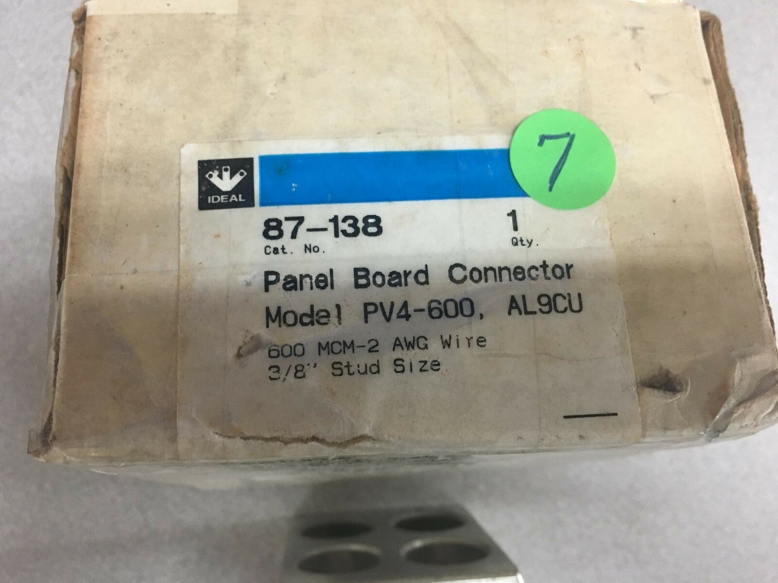 NEW IN BOX IDEAL LUG PLATE 87-138