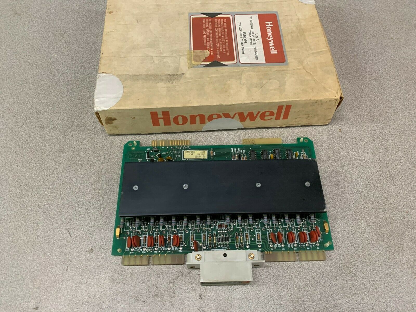 USED HONEYWELL OUTPUT MODULE 621-6550