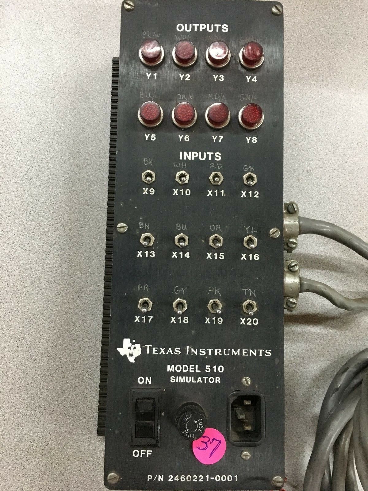 USED TEXAS INSTRUMENTS MODEL 510 SIMULATOR 2460221-0001