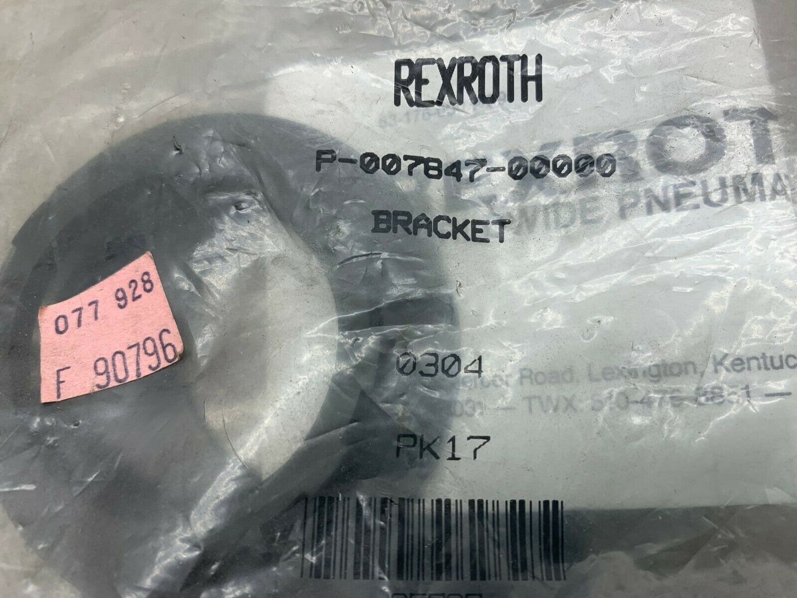 NEW IN BAG REXROTH BRACKET P-007847-00000