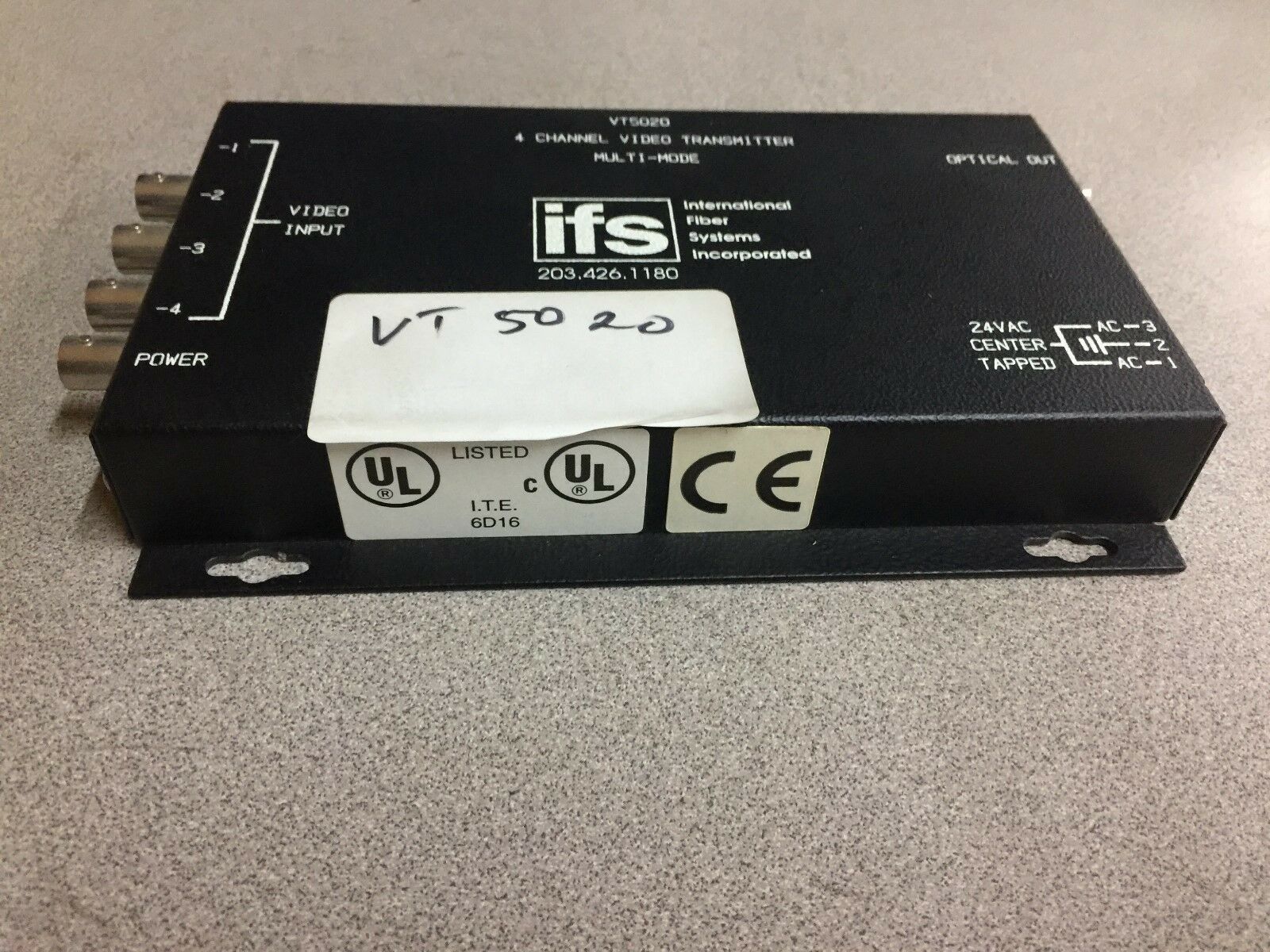 NEW NO BOX IFS 4 CHANNEL VIDEO TRANSMITTER MULTI MODE VT5020