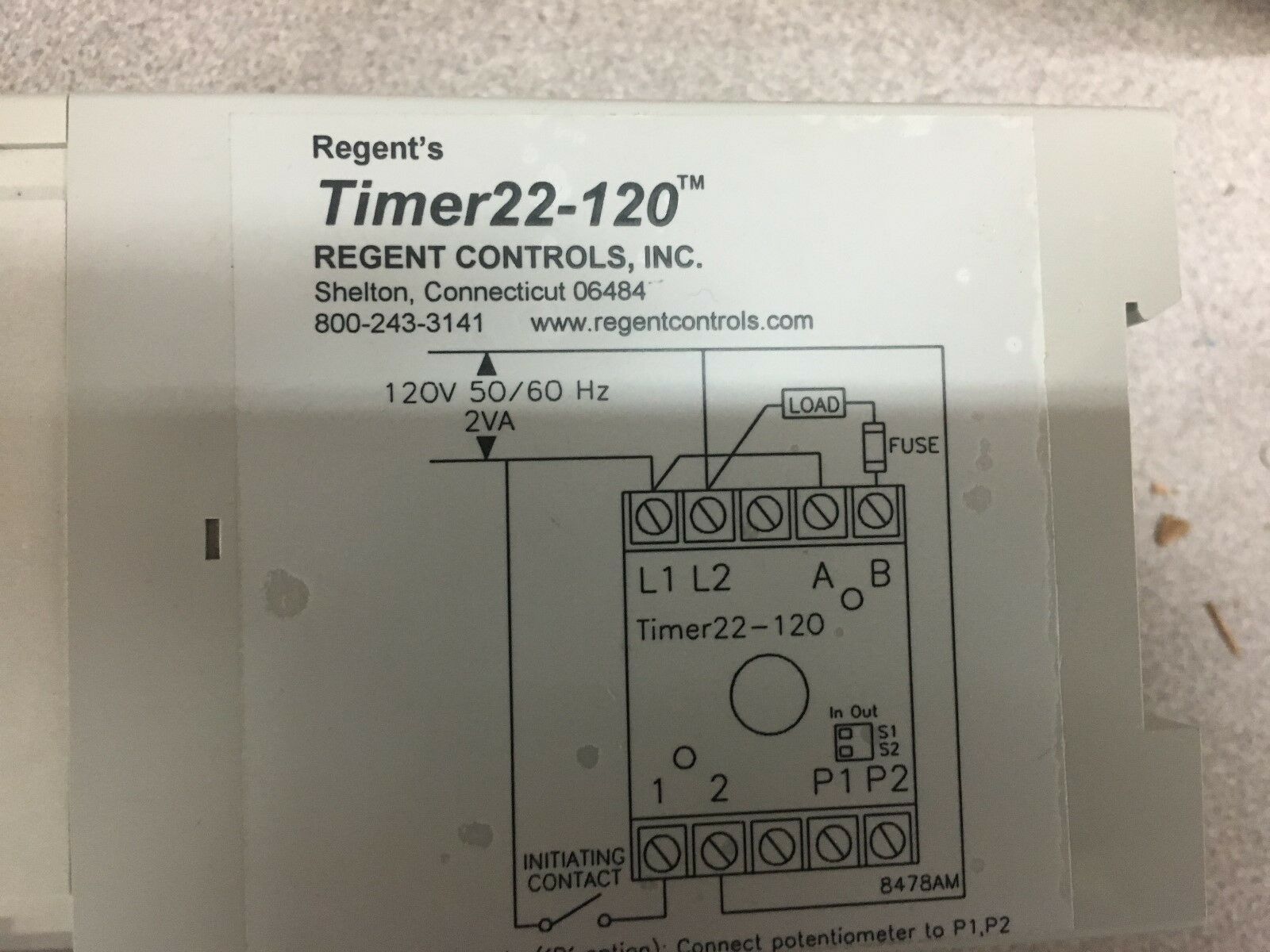 NEW IN BOX REGENT TIMER22-120