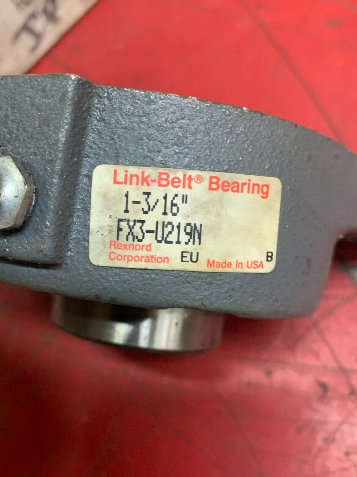 NEW IN BOX LINK-BELT 2-BOLT FLANGE BEARING 1-3/16" BORE FX3U219N